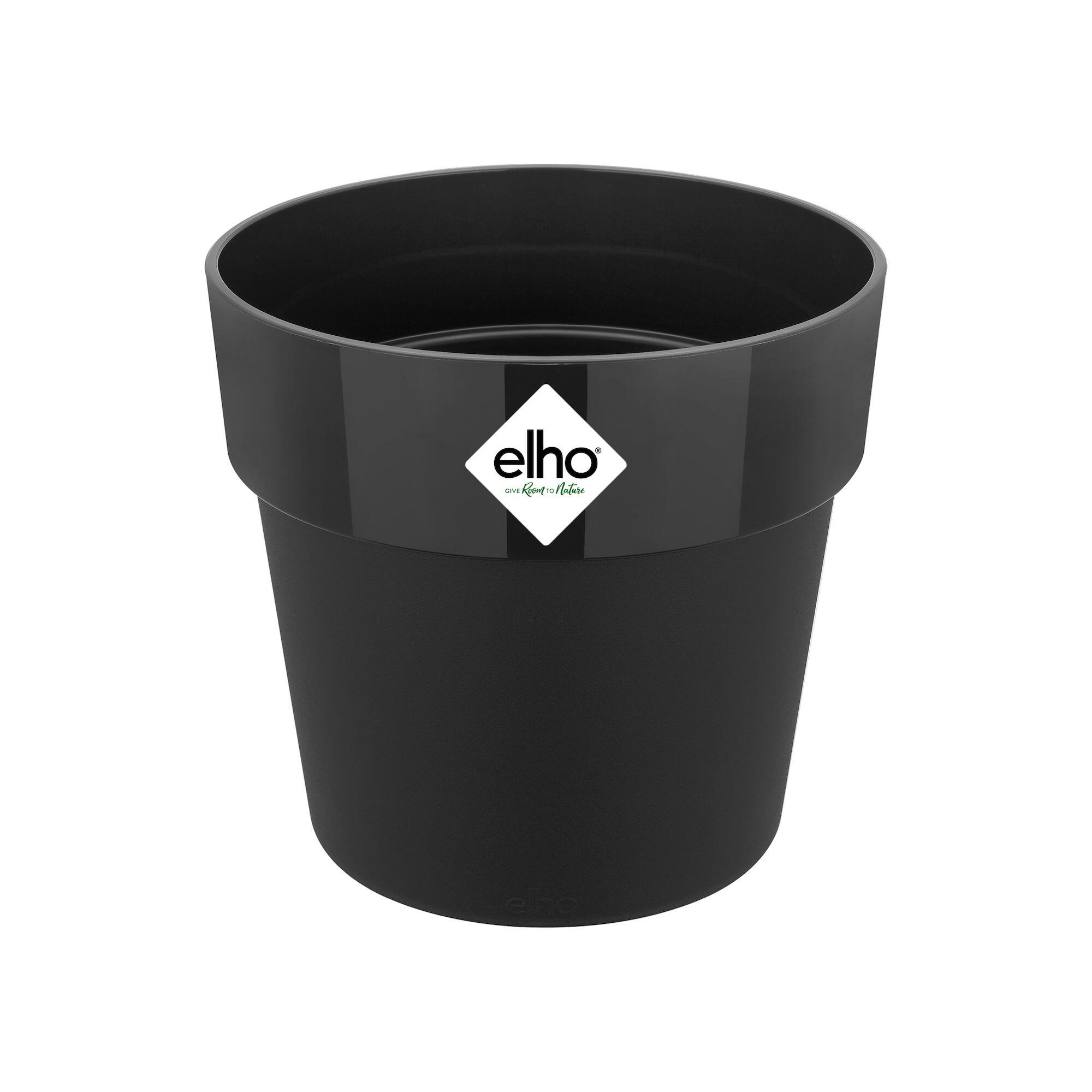 Cache-pots Auto-irrigants 2 Pièces - 20,3x12,7x17,8 Cm, Réservoir Intégré, Système D'arrosage Automatique, Noir-marron - 2