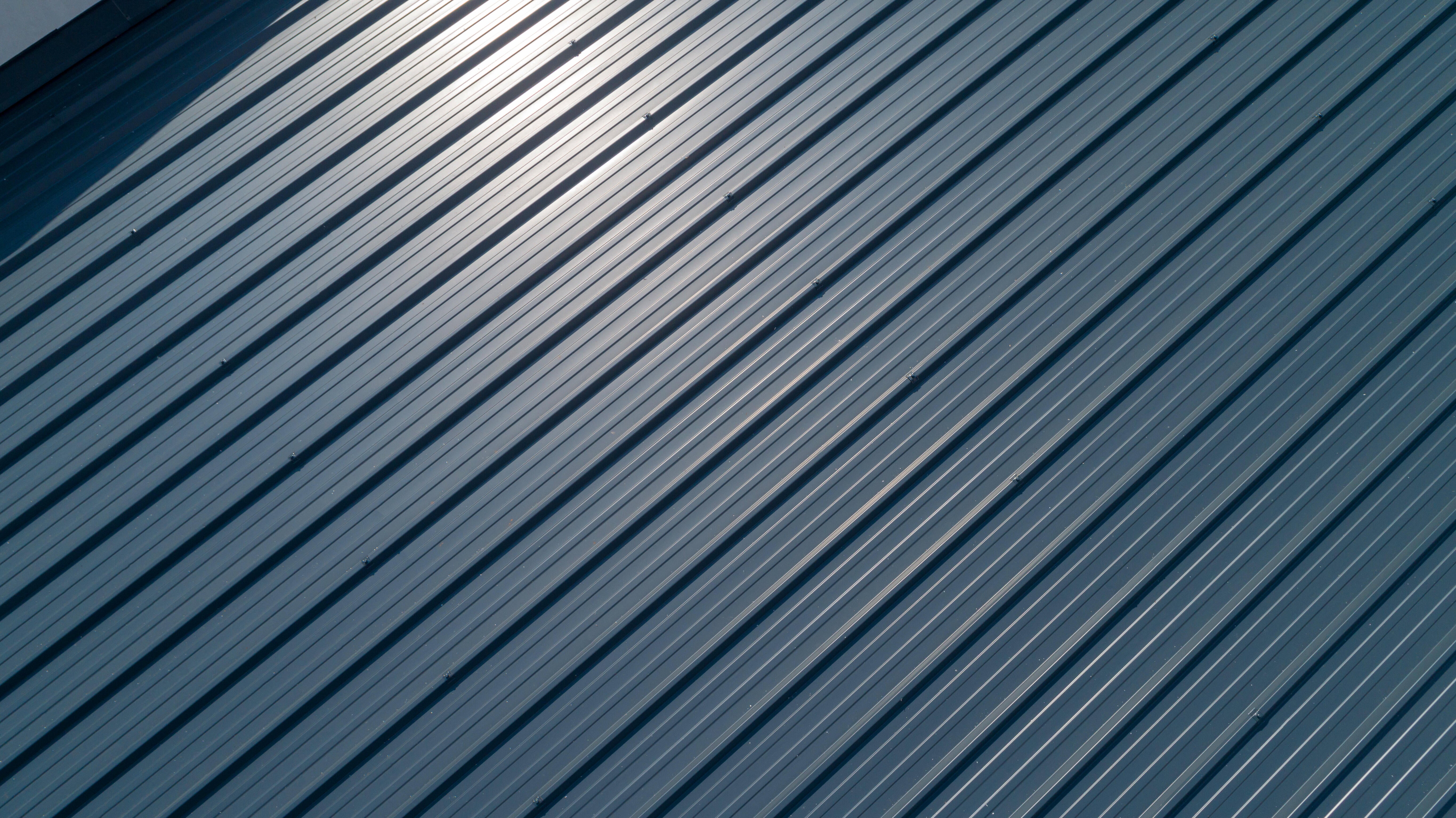 Tôle bac acier nervuré bleu anti-condensation, l.1.05 x L.3 m, H.45 mm, Ep.0.63  - 11