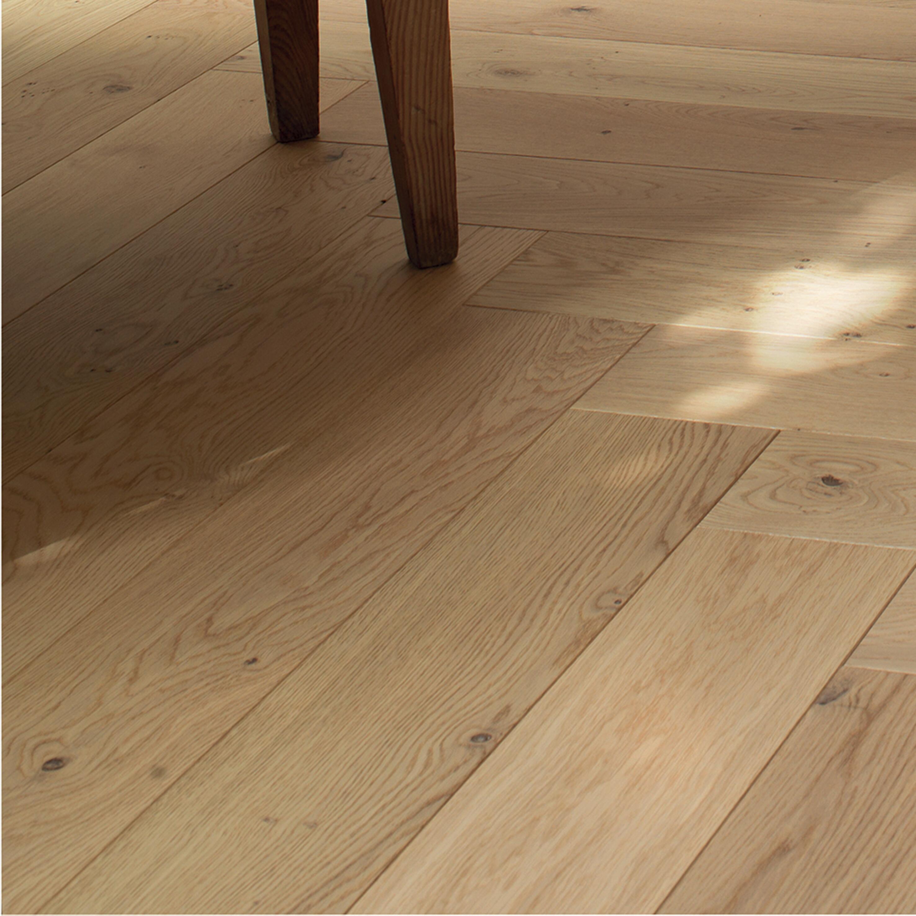 Echantillon parquet bois contreplaqué chêne blond vitrifié m BROCELIANDE By pana - 2
