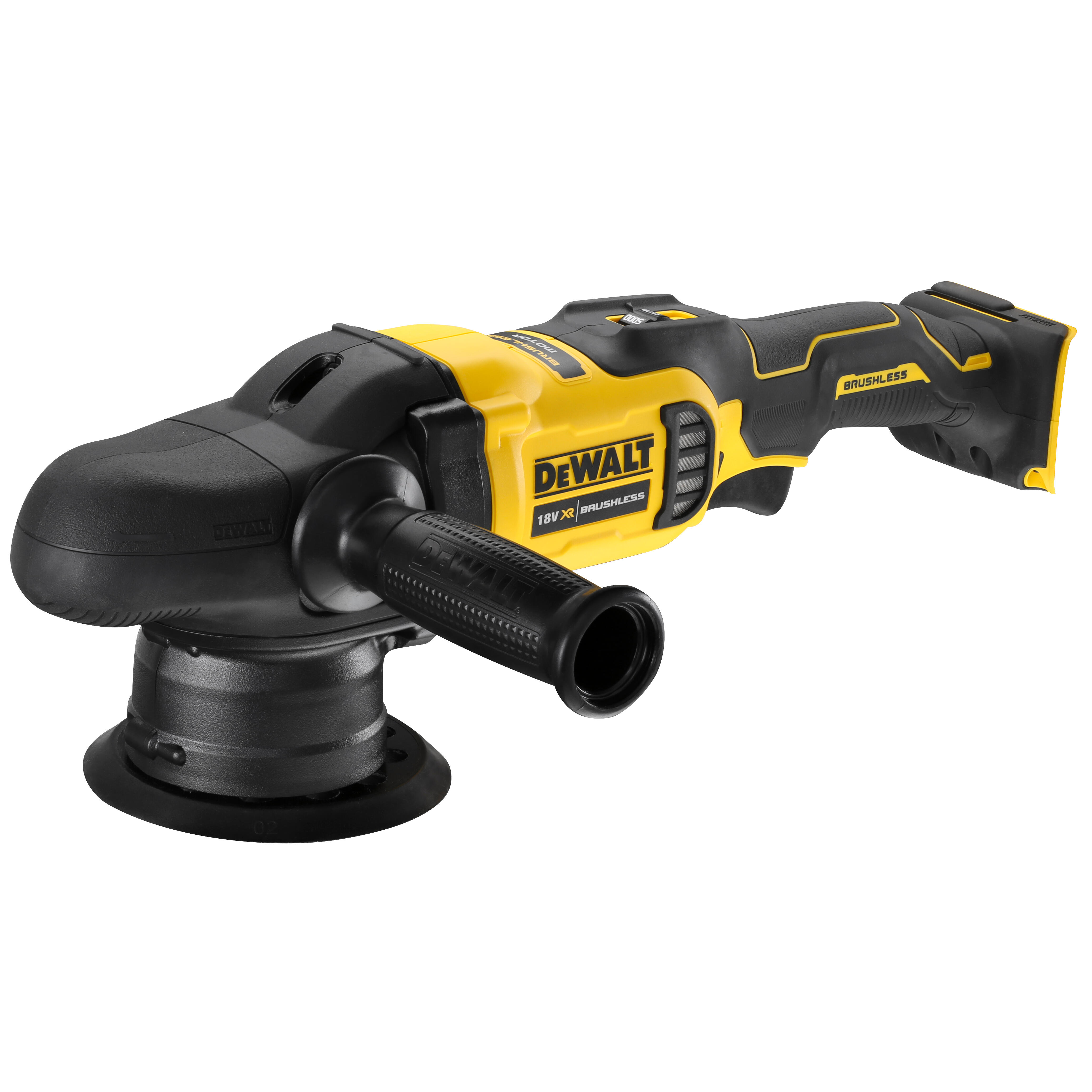 Polisseuse Excentrique Sans Fil 15,2 Cm - Compatible Batterie Dewalt 20V (non Fournie) - 0-4500 Tr/min, 8 Vitesses - Kit Avec 12 Accessoires