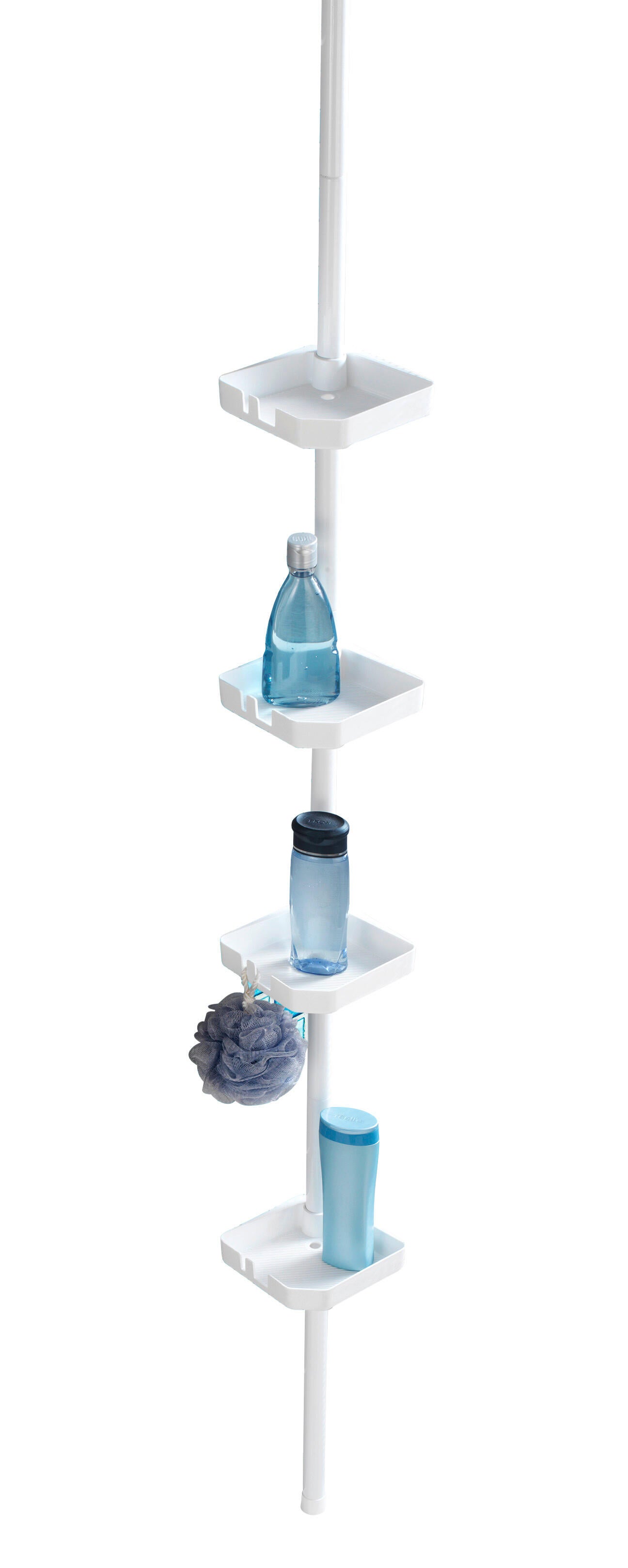 Etagère de douche télescopique blanche funky WENKO - 2