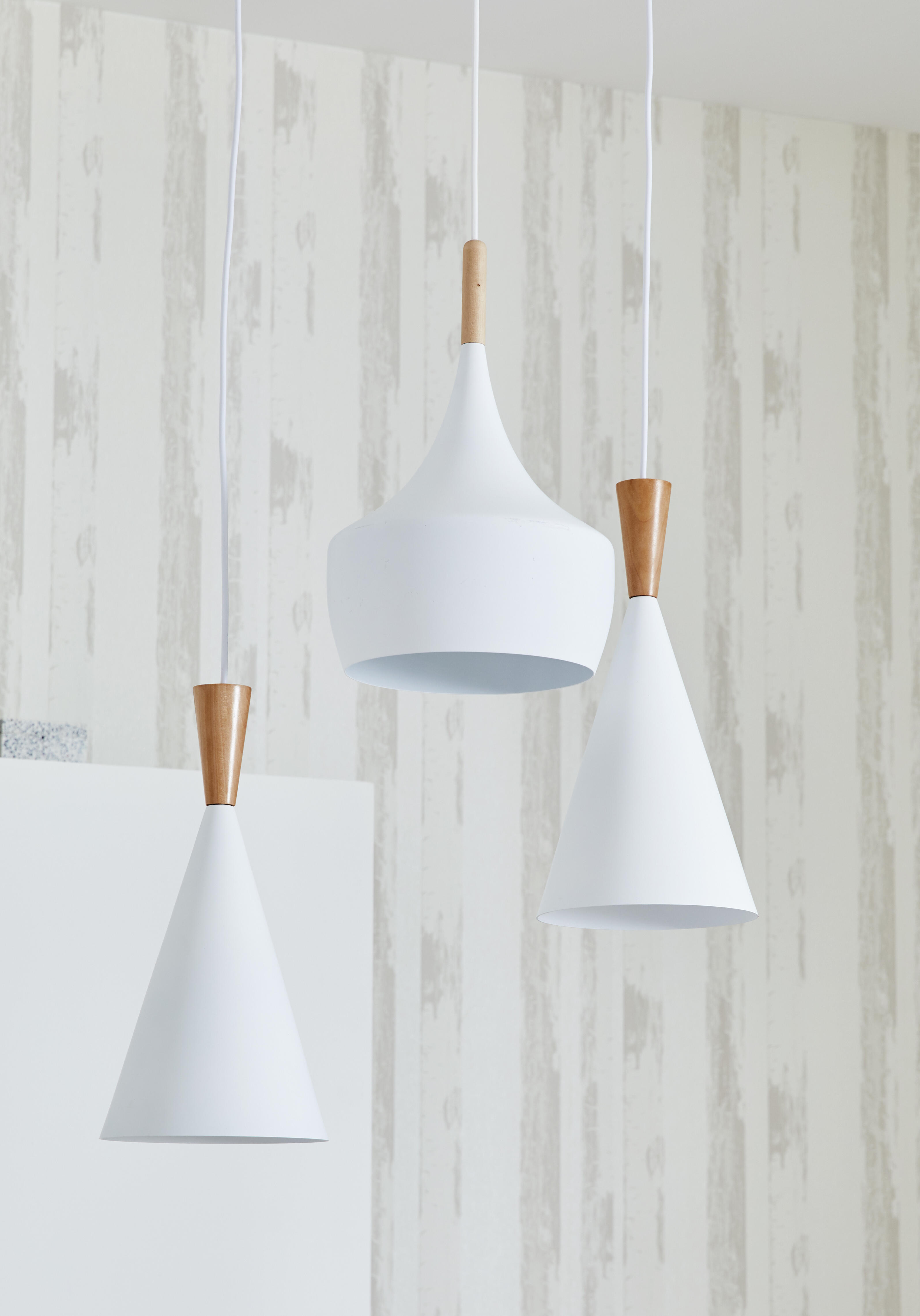 Suspension Ingrid acier, blanc, Diam.24 cm, E27 - 4