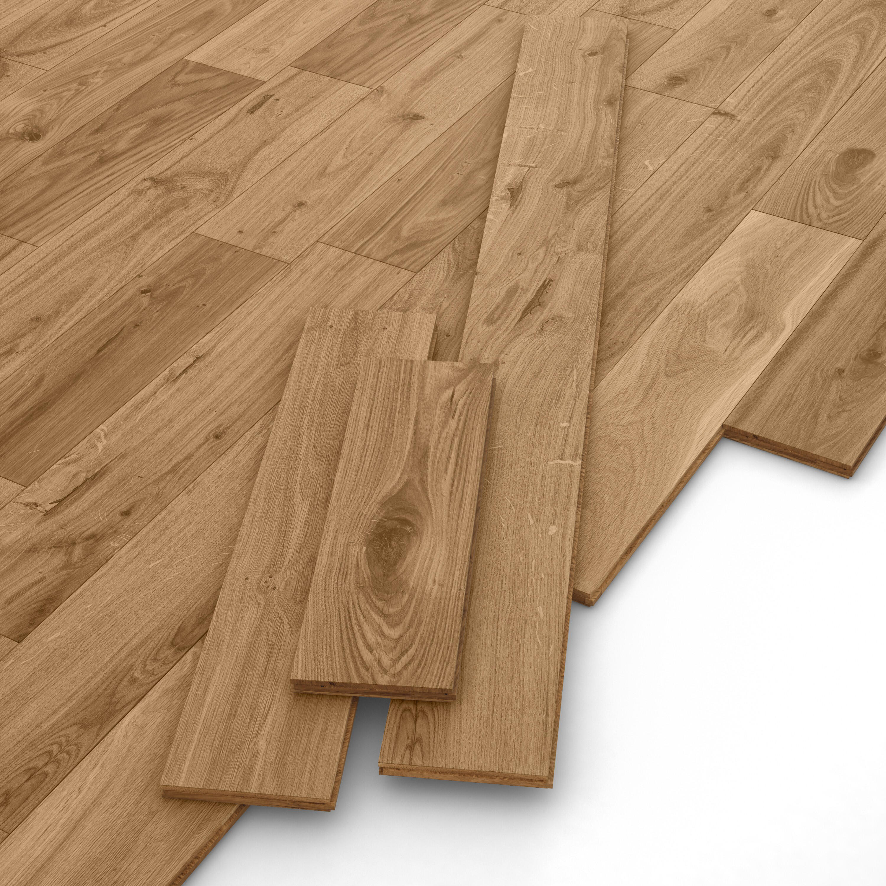 Parquet massif chêne blond bohème vitrifié M FAIRFLOOR, l.12 cm - 7