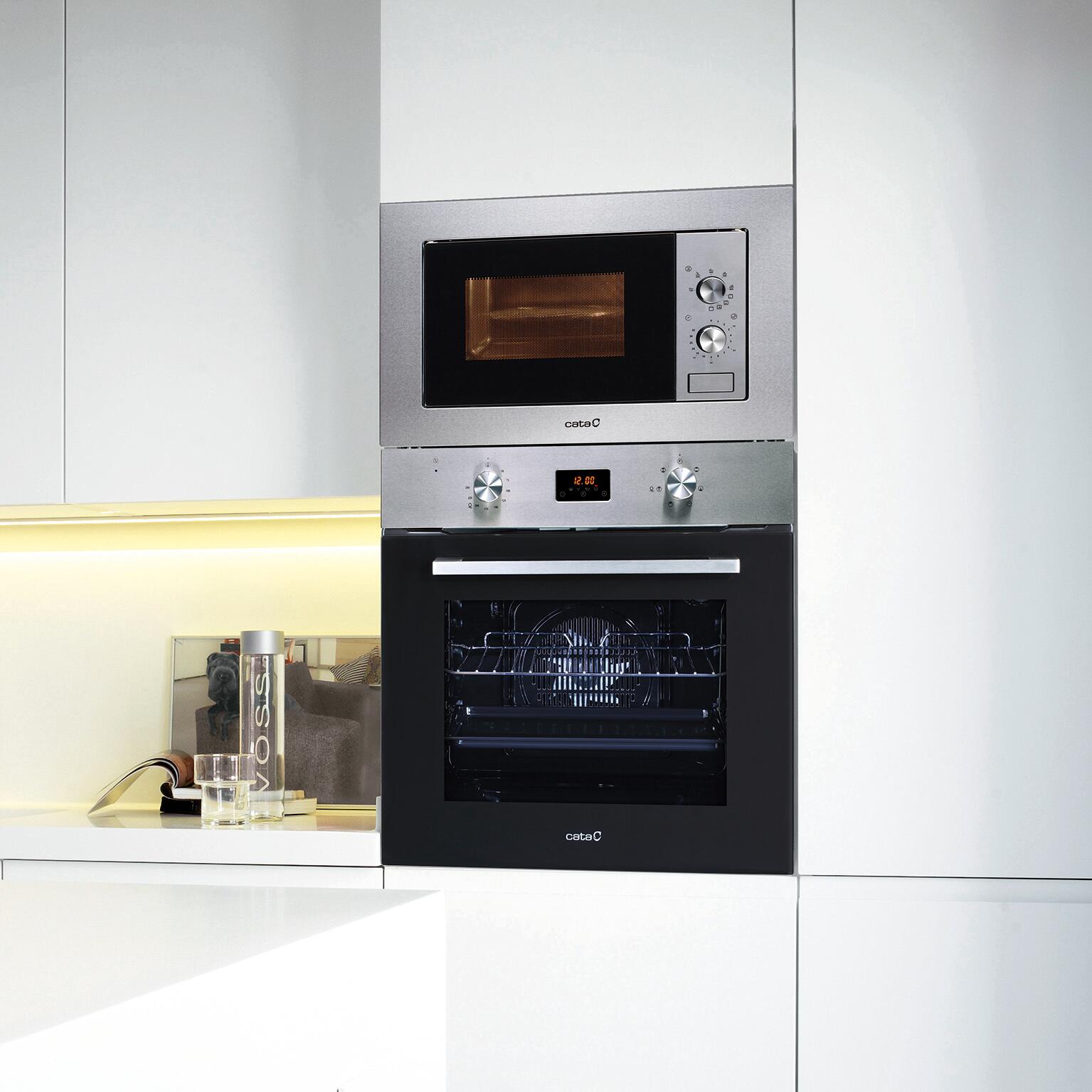 Four encastrable multifonction chaleur tournante CATA MD 6106 X, acier inoxydabl - 2