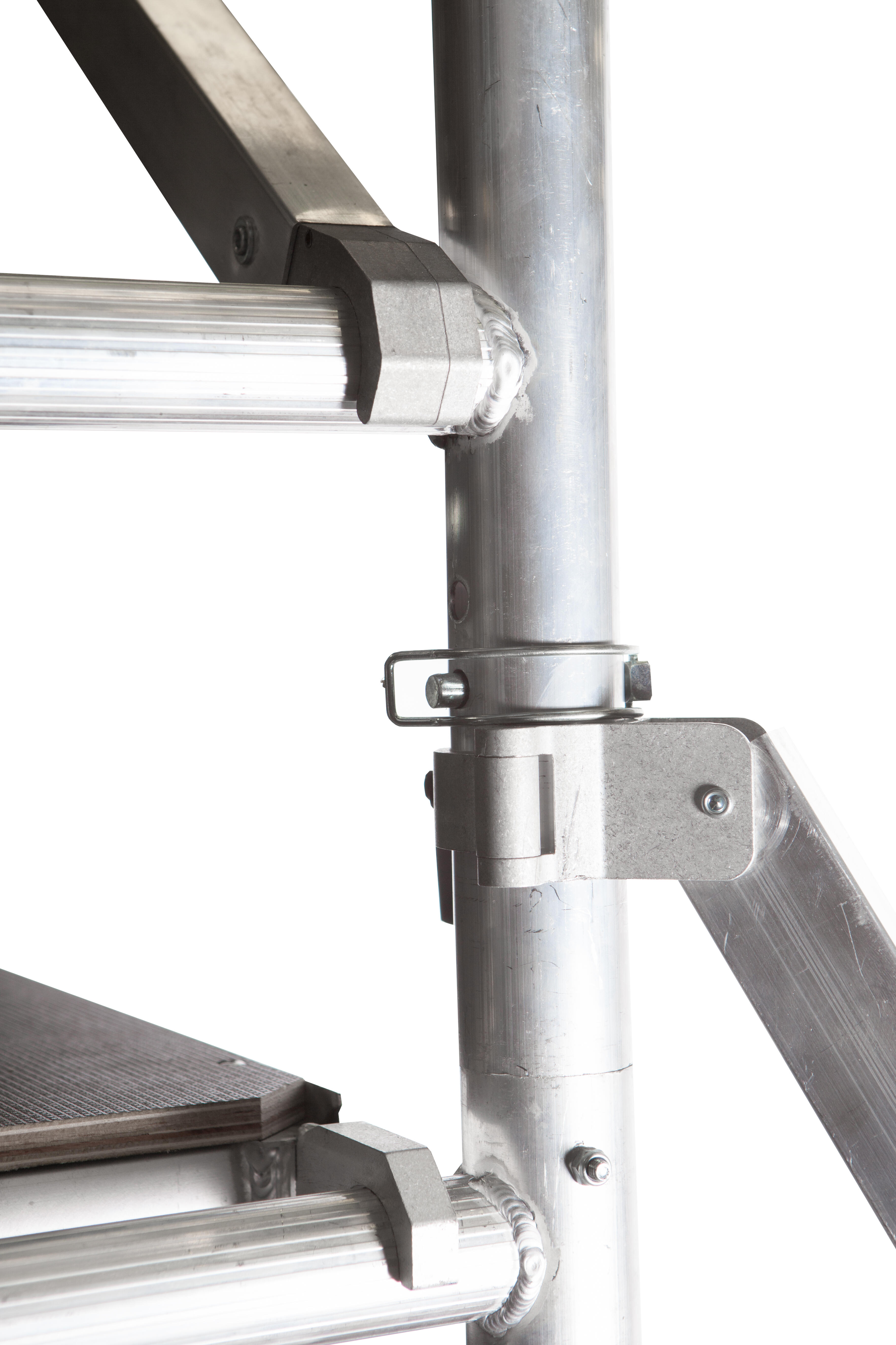 Echafaudage aluminium Expert professionnel HAILO hauteur de plateau 3.65 m - 3