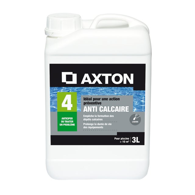 Anticalcaire piscine AXTON, liquide 3 l