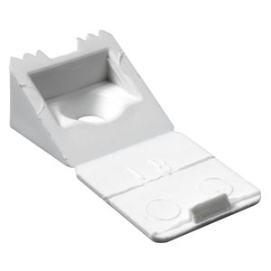 Lot De 50 Équerres D'Angle En Plastique Noir 90 Degrés - Supports D'Étagère Avec Capuchon De Protection