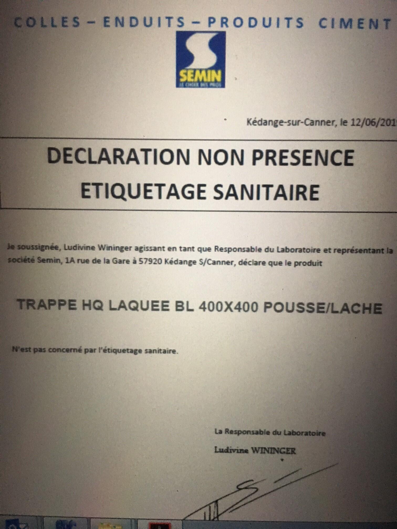 , l.43.8 x H.43.8 cm, SEMIN - 2