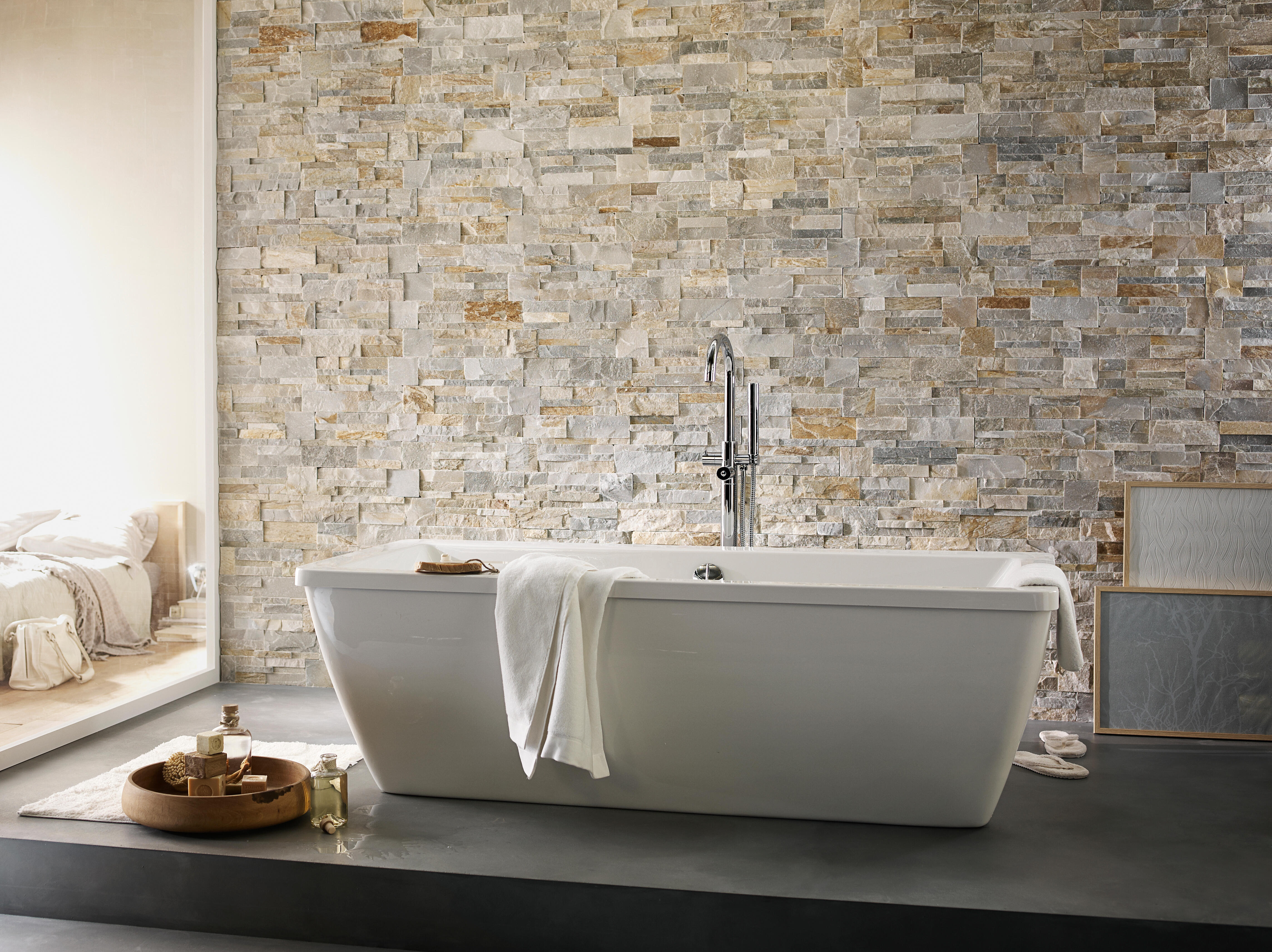 Plaquette de parement pierre naturelle Elegance intérieur / extérieur - 2