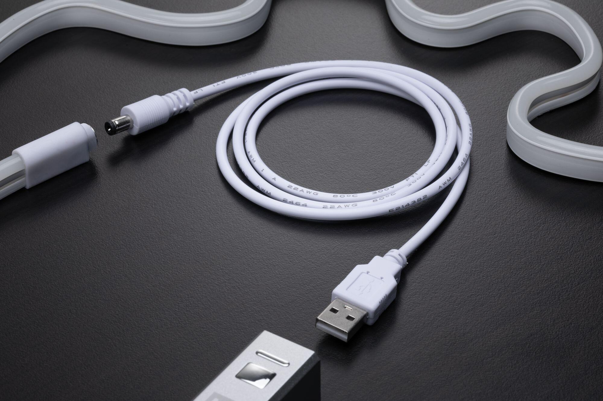 Ruban LED USB 1m Néon Colorflex vert PAULMANN - 4