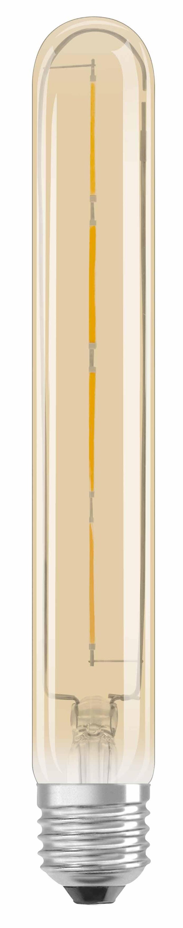 Ampoule filament LED tube vintage E27 3W = 400 Lm (équiv 40W) 2400K OSRAM
