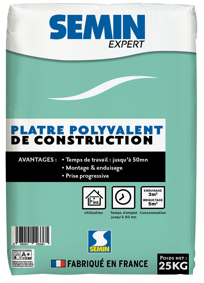 Plâtre polyvalent FACILIS, 25 kg - 4