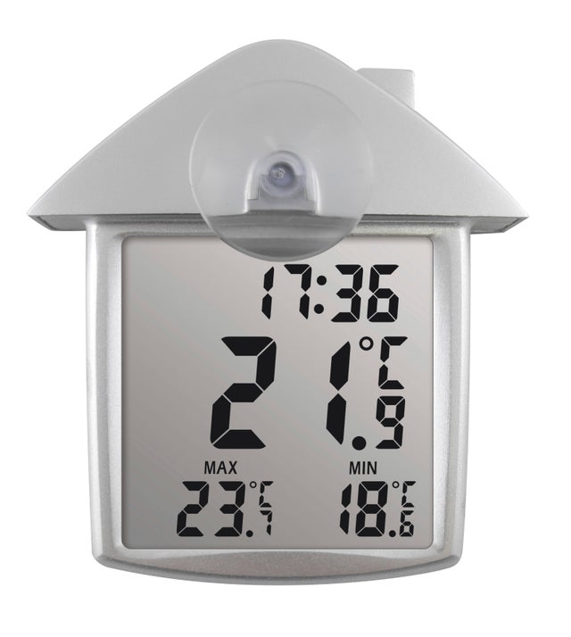 Thermomètre de fenêtre solaire