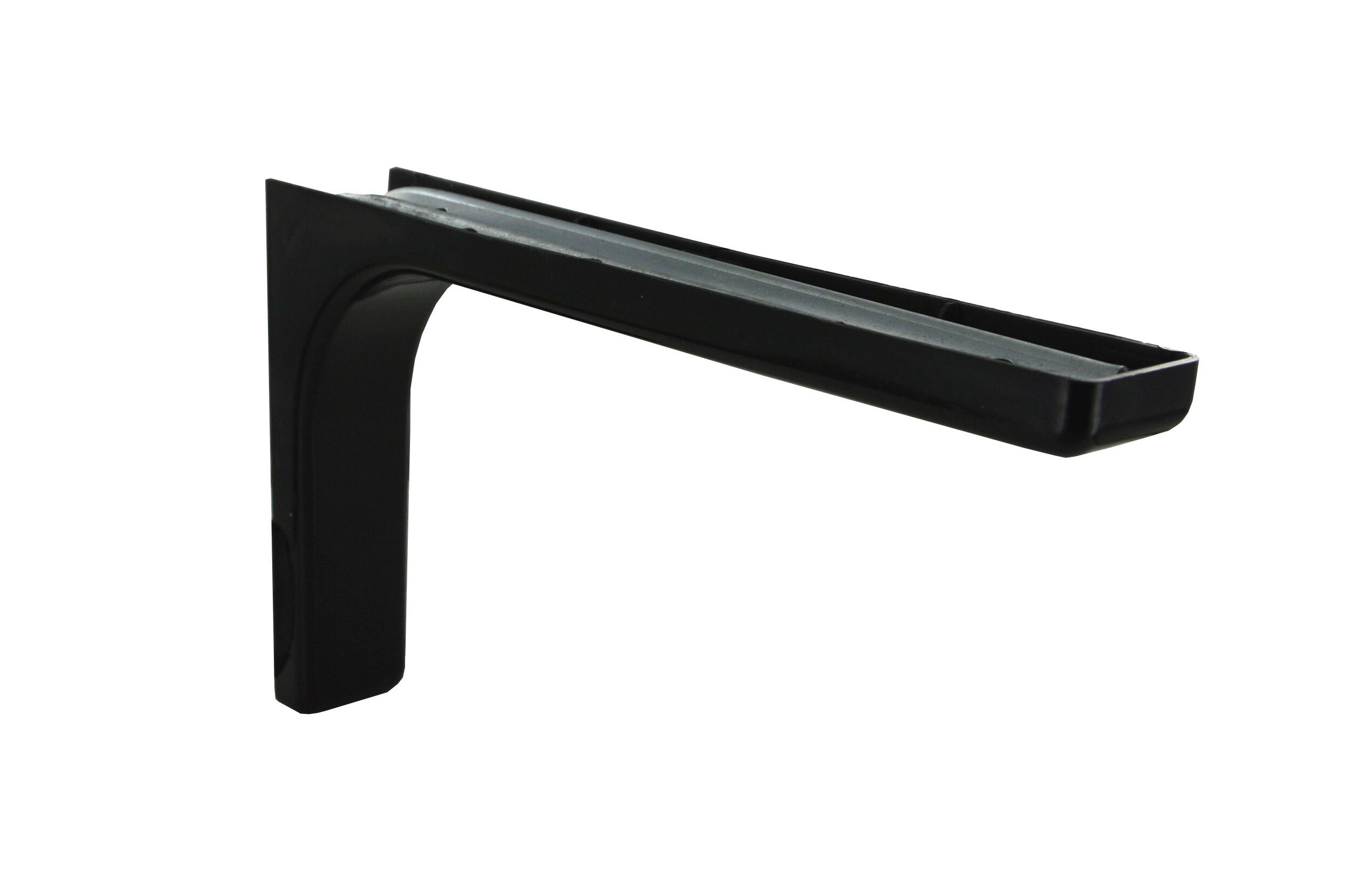 Equerre Léonard acier plastifié noir, H.11.4 x P.18 cm - 3
