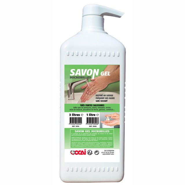 Savon mains microbilles 1L OCAI 