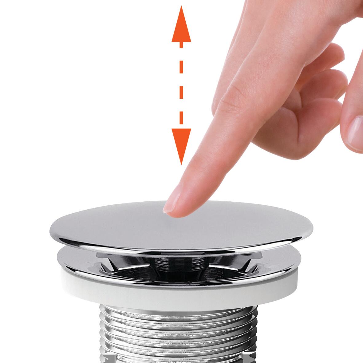 Vidage pour lavabo, Diam.63 mm, VALENTIN - 2