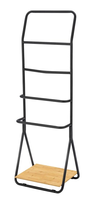 Porte-serviettes Sur Pied Adiamo - Wenko | 3 Bras Amovibles, Design Acier Mat Pour Salle De Bain