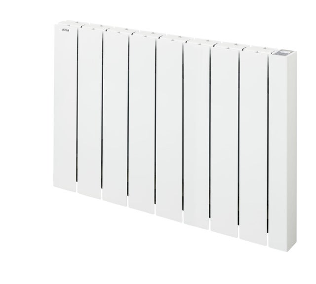 Radiateur électrique connecté à inertie fluide 1500W ACOVA Alcantara horizontal