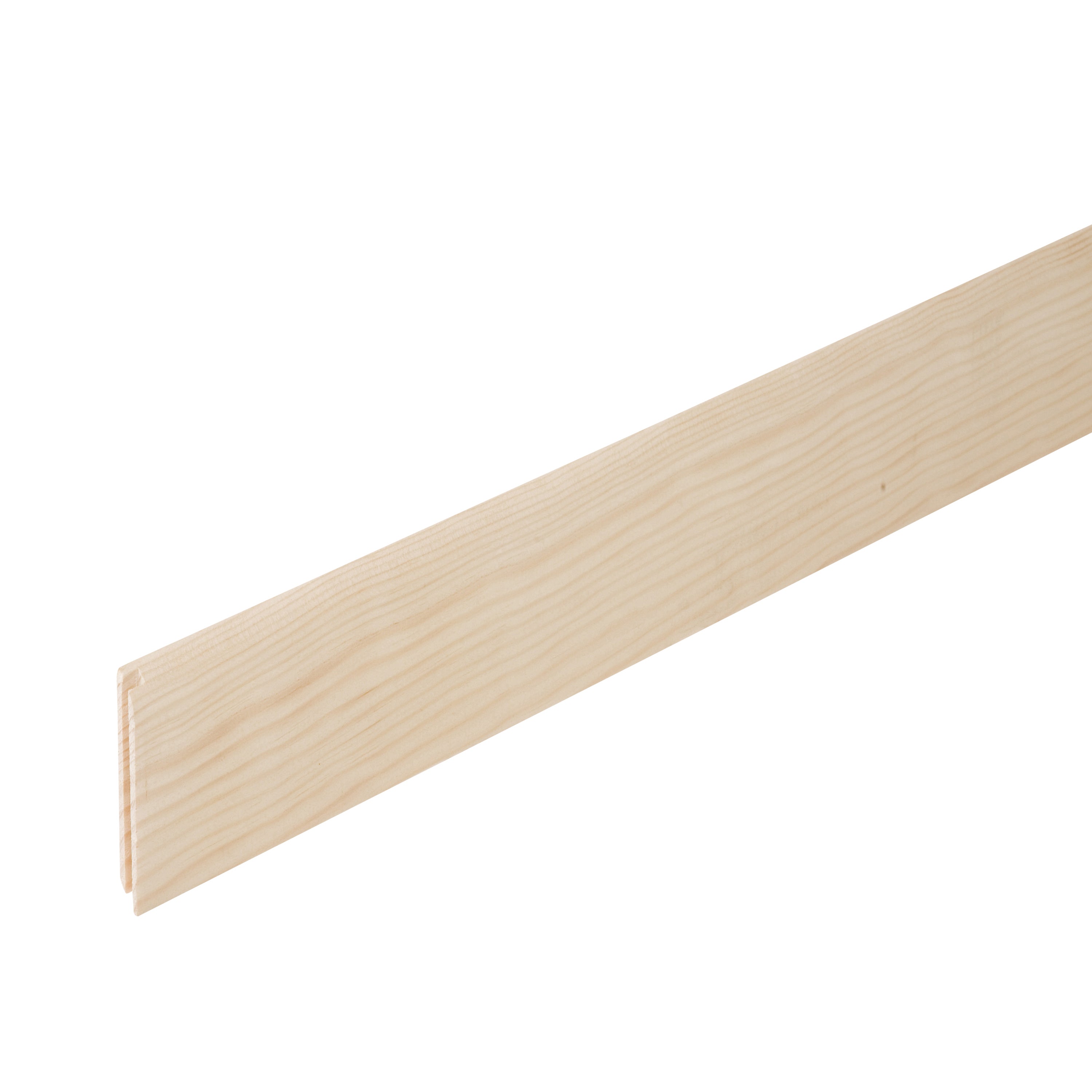 Plinthe pin sans nœud arrondie, 9 x 95 mm, L.2.4 m - 2