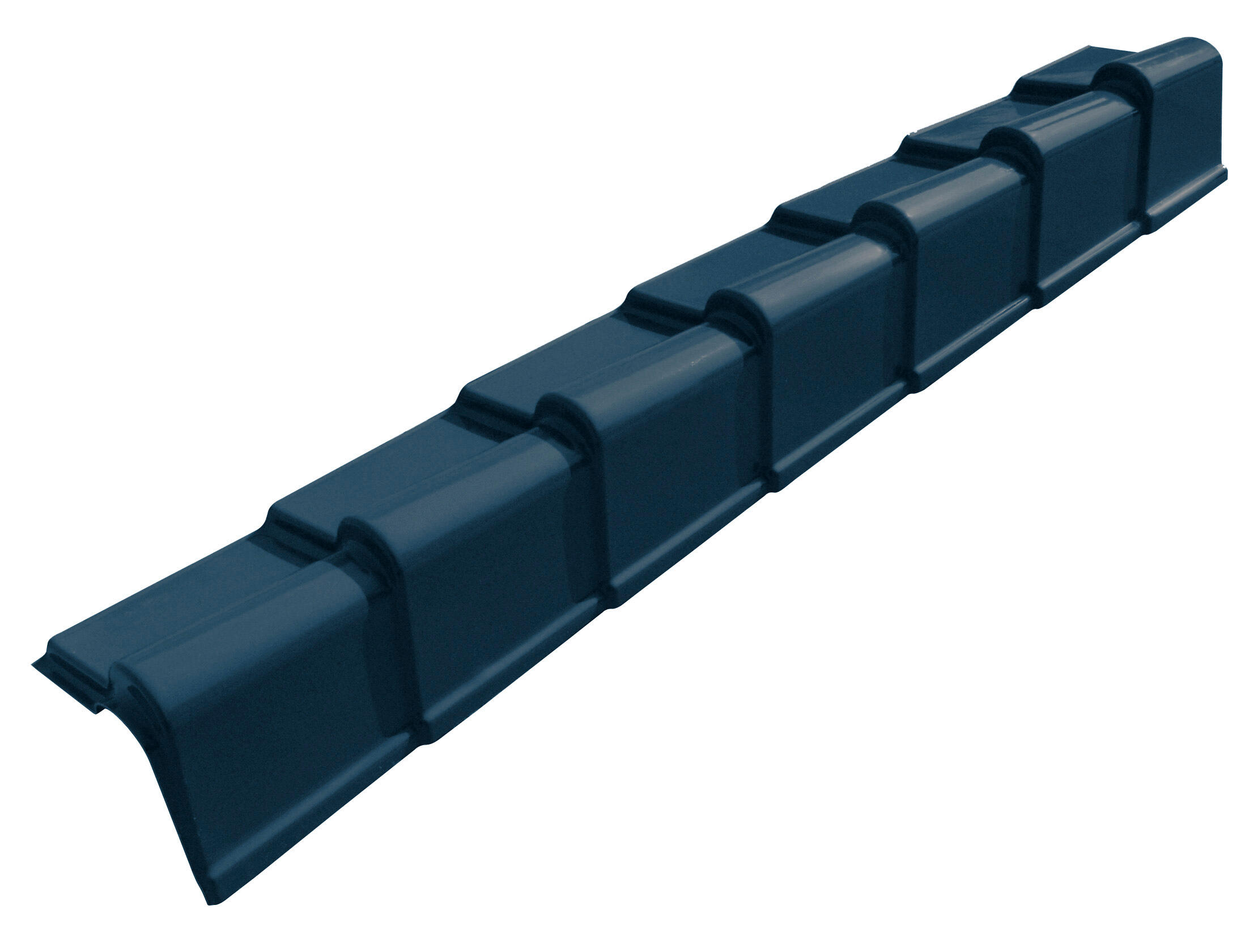 Rive droite pour plaque tegola bleu ardoise, L.1.7 m - 5
