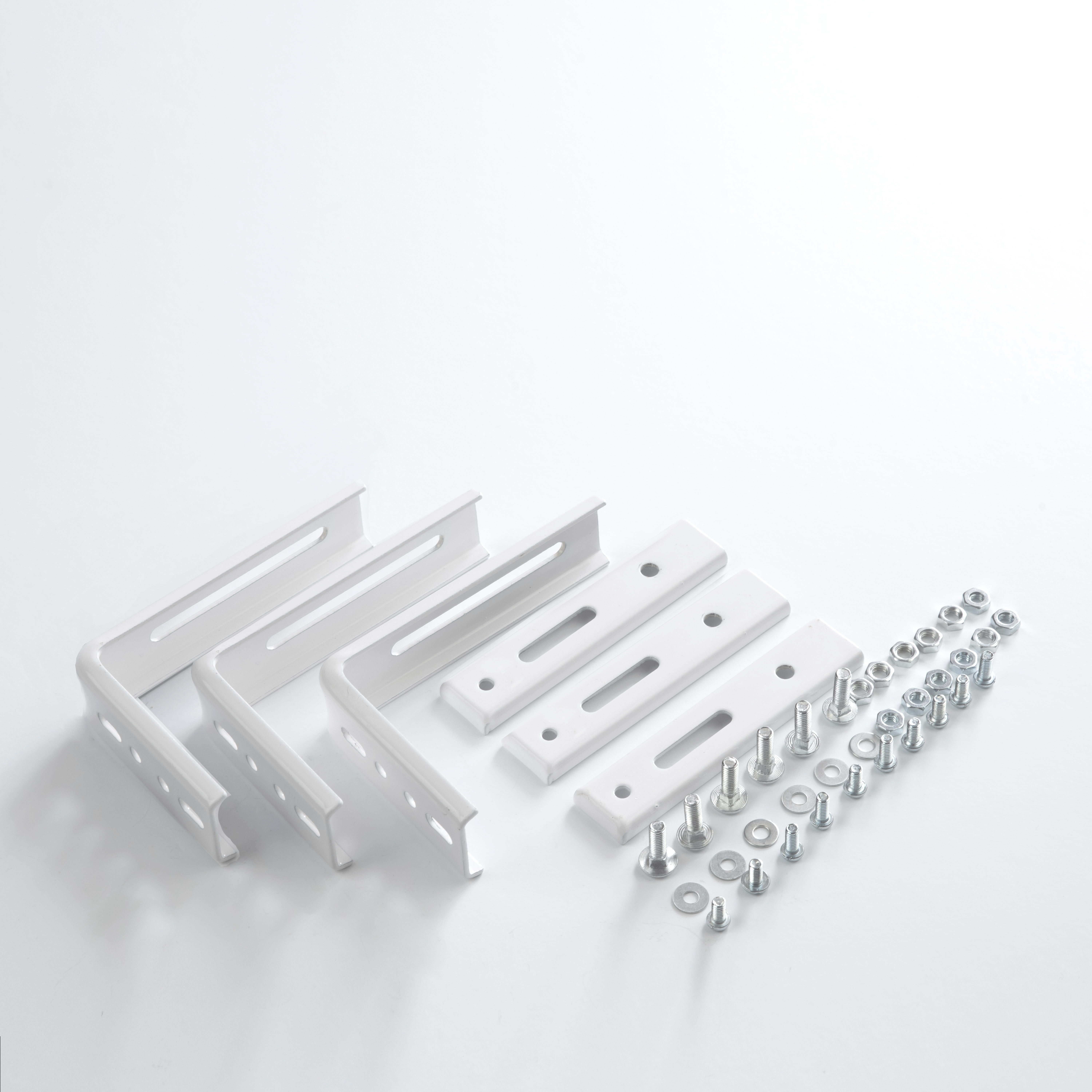 Lot de 3 équerres murales blanc pour tout type de store, 6 à 16 cm - 2