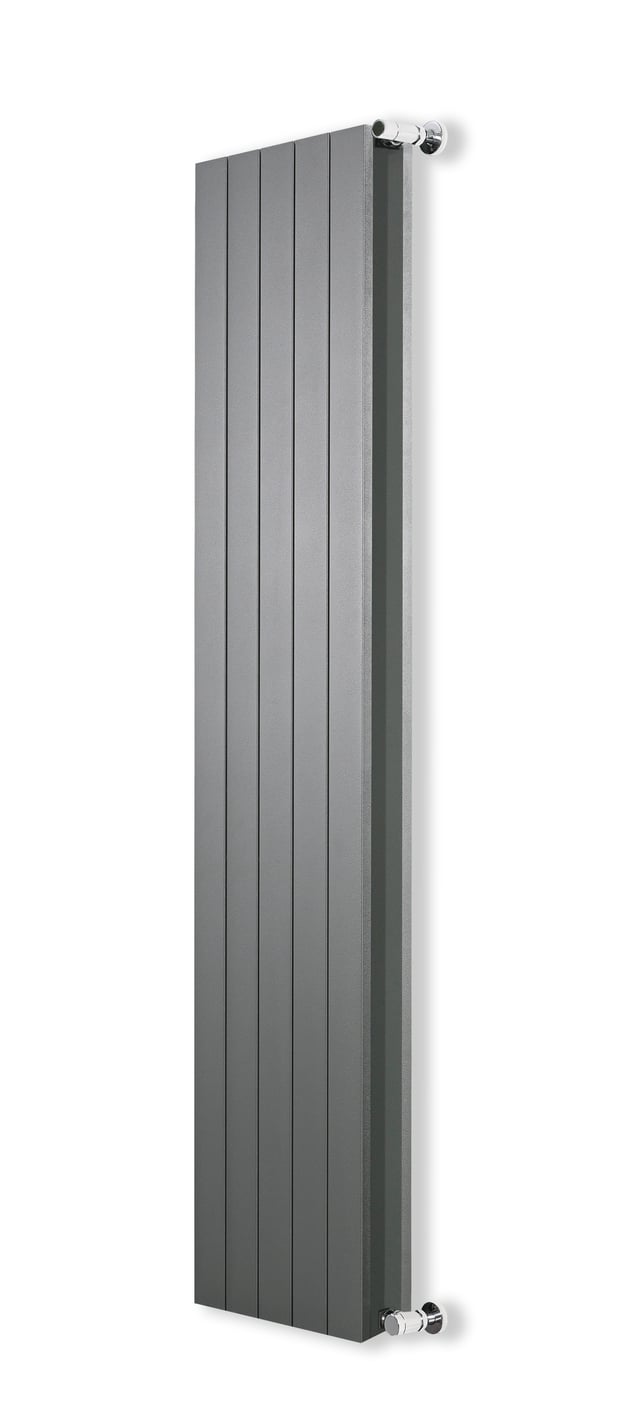 Radiateur eau chaude vertical Fly anthr., 1507W H.182.6 x l.40 cm