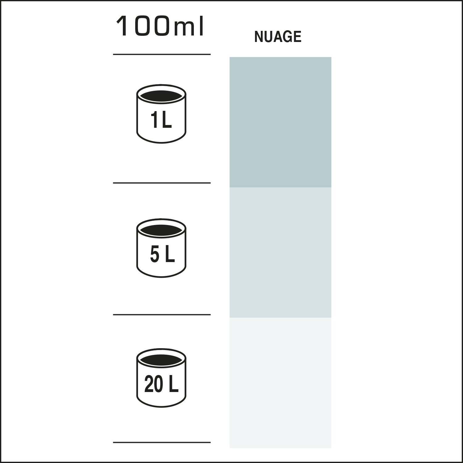 Colorant Luxens LUXENS 100ml nuage - 3