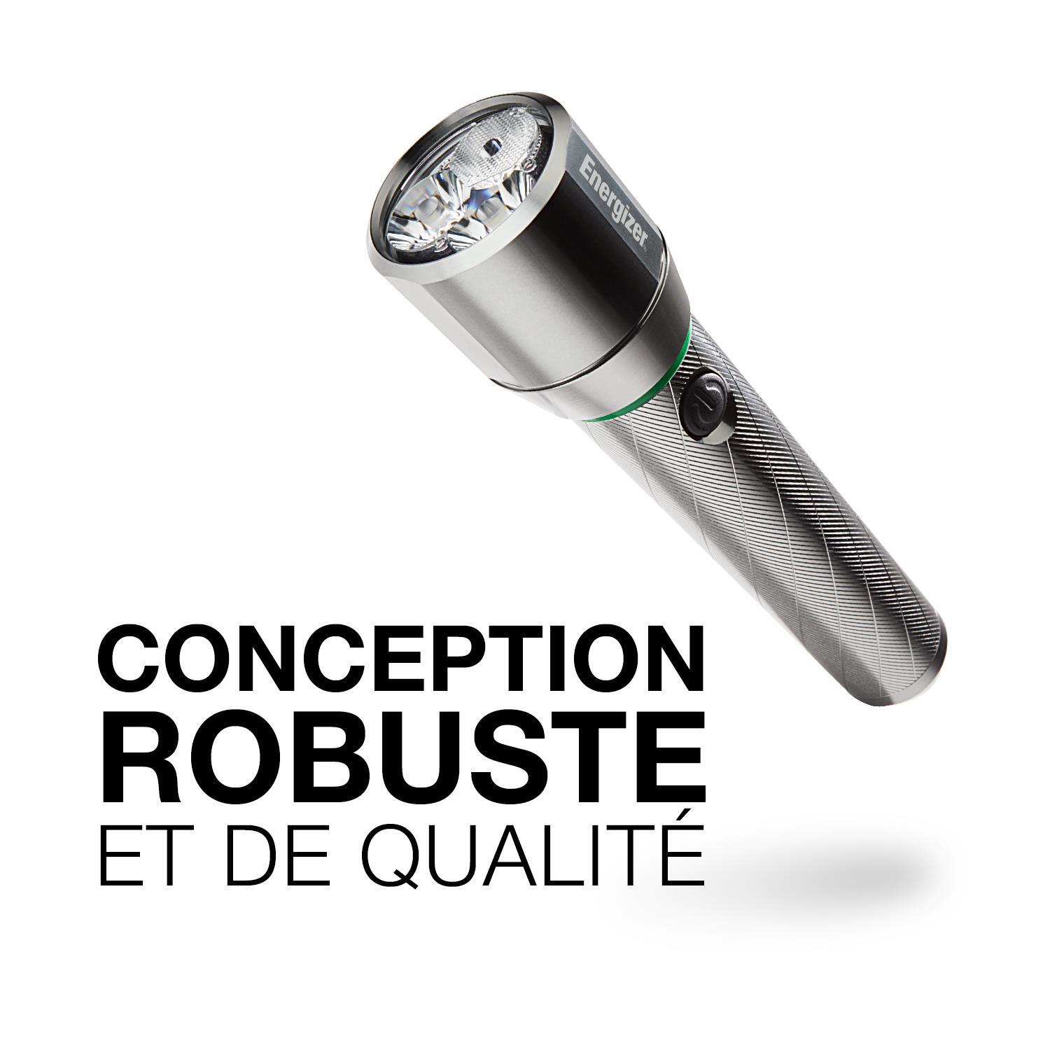 Torche à LED en métal rechargeable Vision HD Energizer - 5