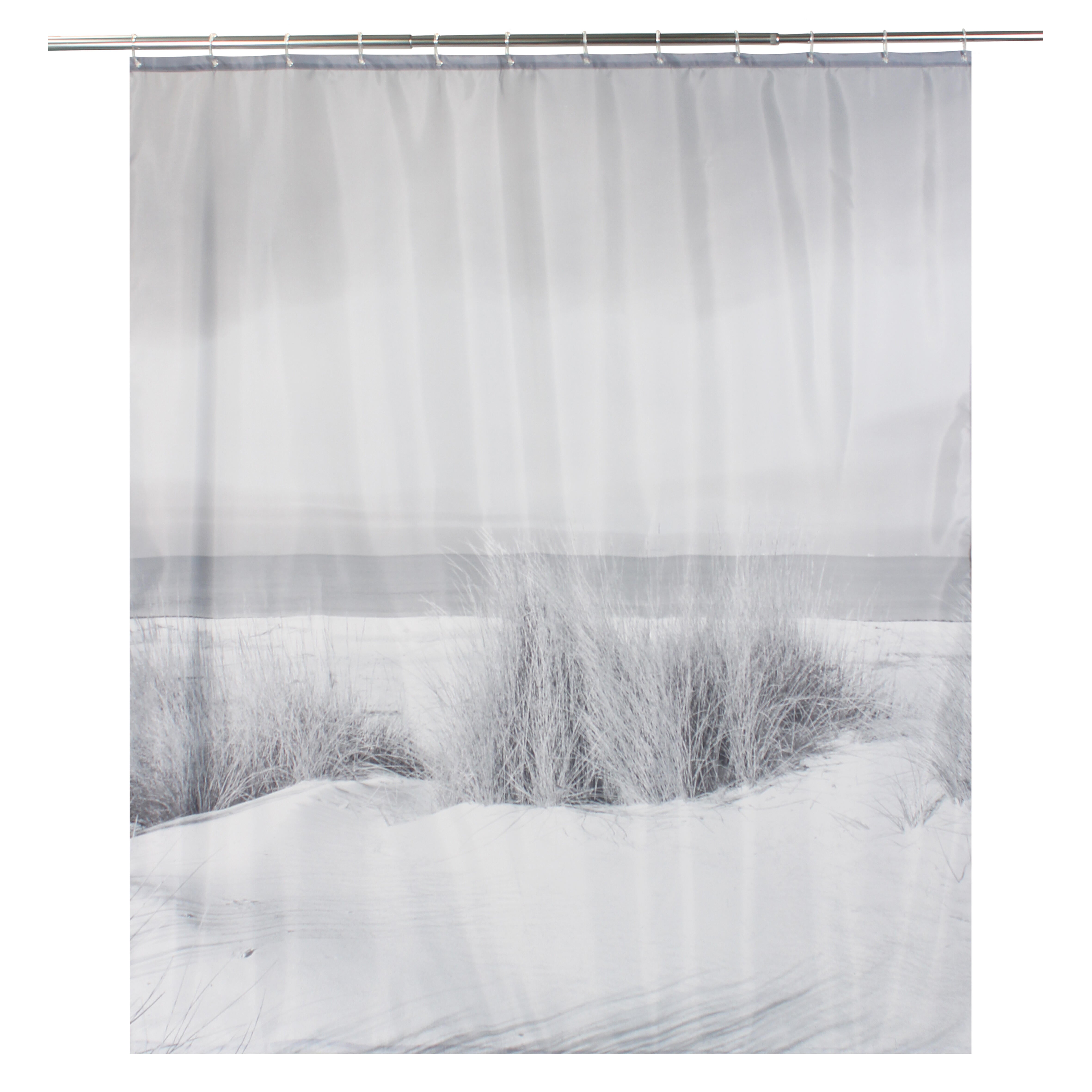 Rideau De Douche Multicolore Long Et Court - Dimensions 175x180 Cm, 100% Polyester, Abakuhaus, Neuf
