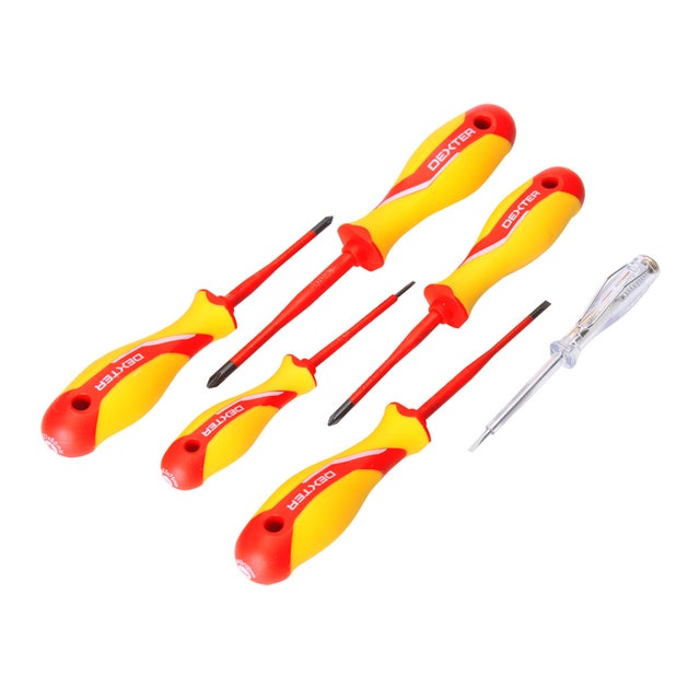 Jeu de tournevis isolé mixte ph / pz / sl, L.75 mm DEXTER