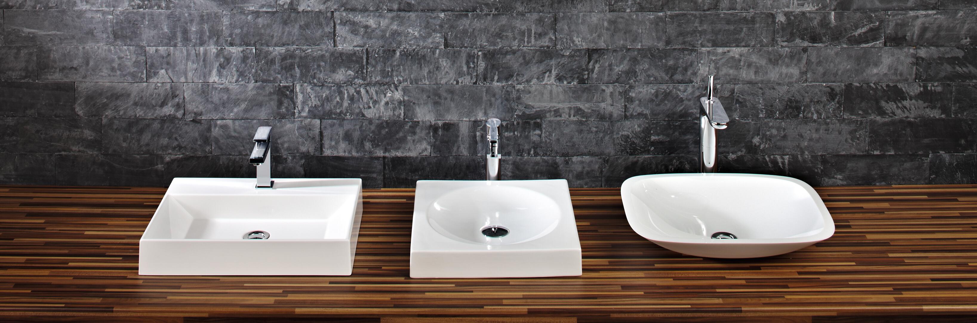 Lavabo da appoggio rettangolare in vetro L 60 x H 10 x P 40 cm bianco lucido - 4