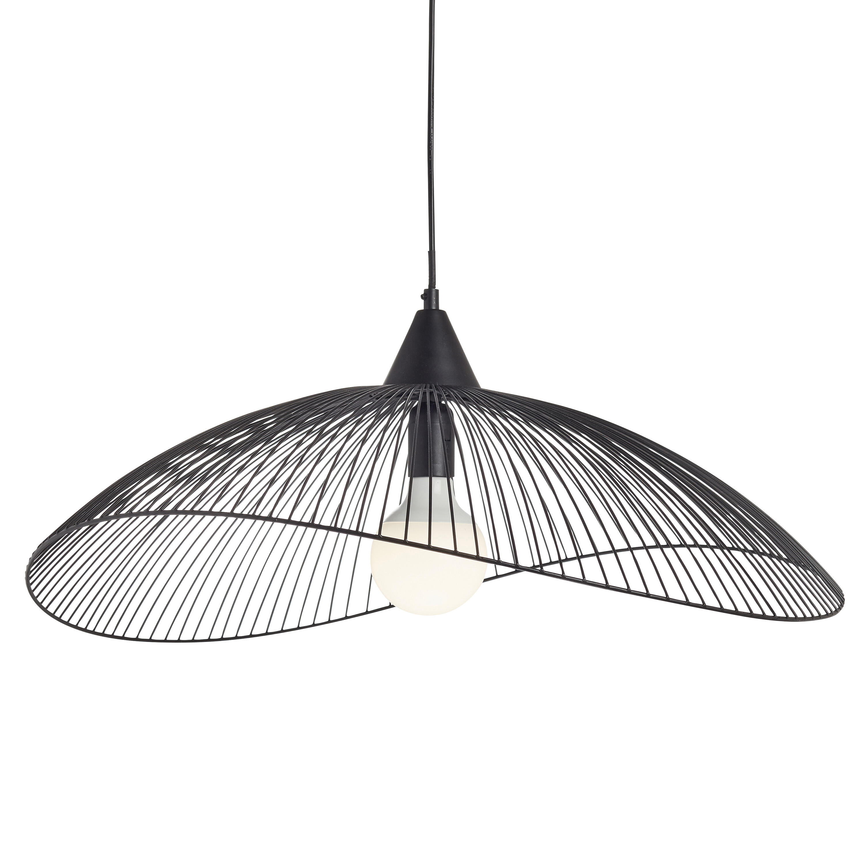 Suspension Kasteli acier, noir, Diam.65 cm, E27 - 5