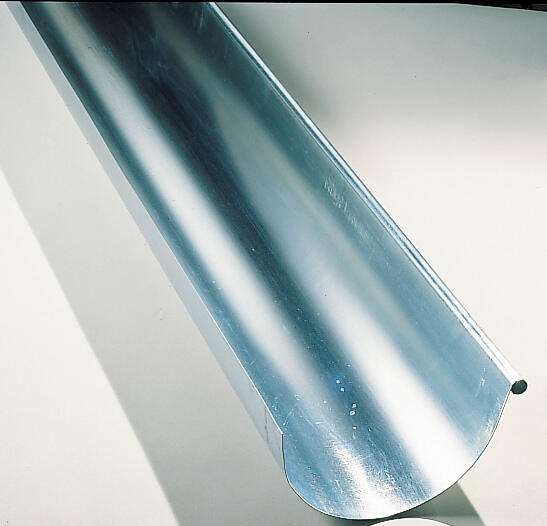 Gouttière demi-ronde zinc LMC VIRANO dév.25 cm grise L.4 m