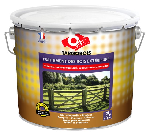 Traitement du bois extérieur Targobois OXI 2L