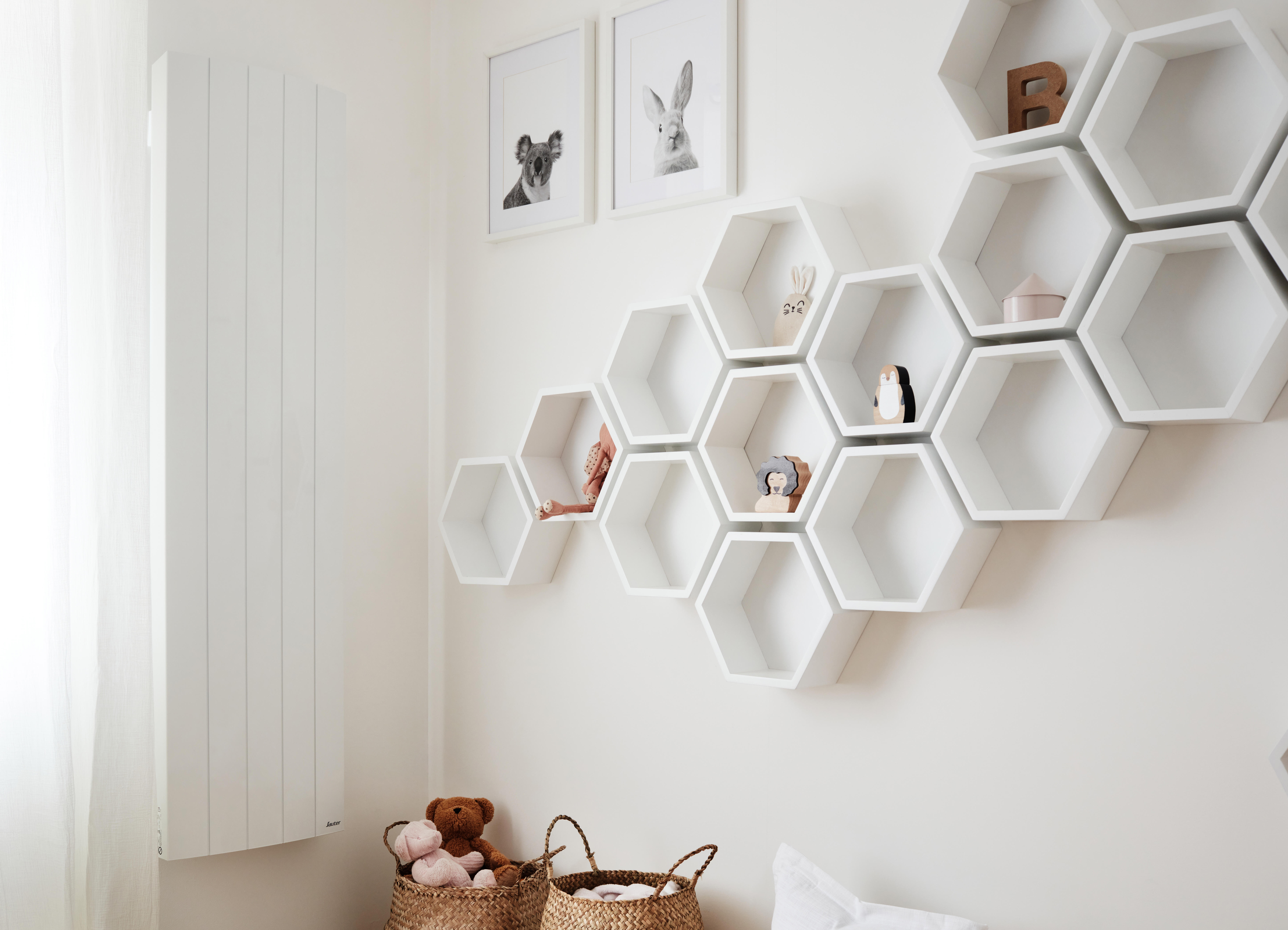 Rideau tamisant, Maja, coton, blanc H.260 x l.130 cm - 3