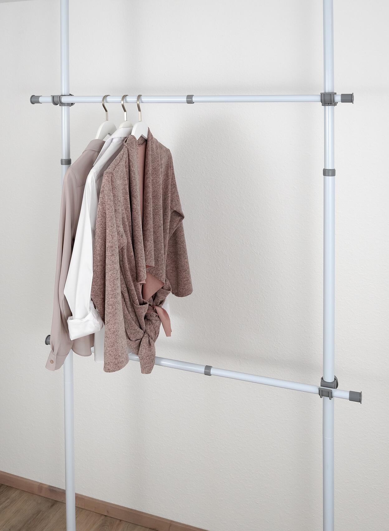 Lot de 2 Barres porte-vêtements HERKULES H.120 x L.75-120 - 6