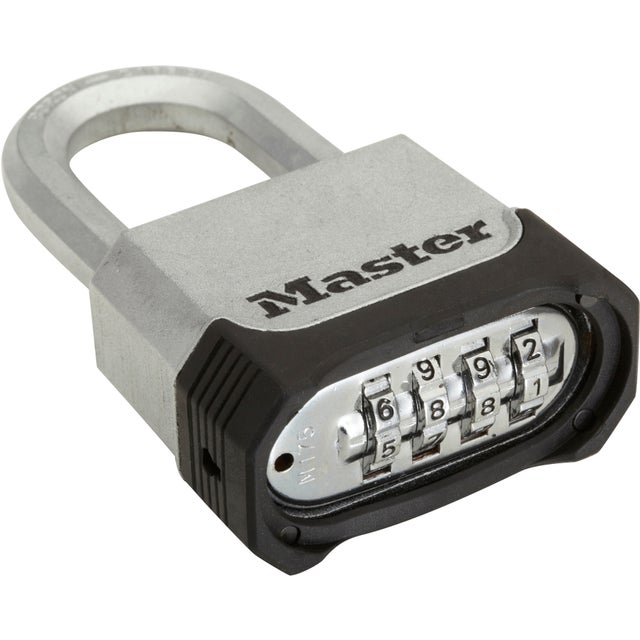 Cadenas à code MASTER LOCK zinc, l.51 mm