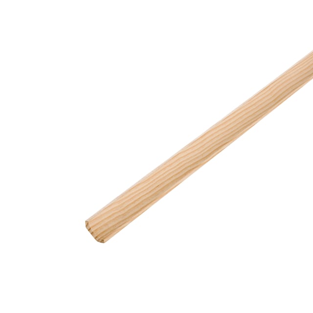 Corniche pin moderne sans noeud, 23 x 23 mm, L.2.4 m