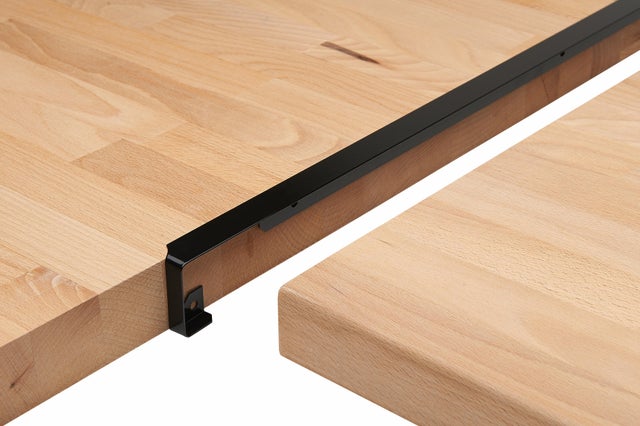 Barre D'angle Pour Plan De Travail Cuisine - 28 Mm De Haut - Aluminium - Modèles Gauche Et Droite - Réf. 101374BKY & 101375BKY