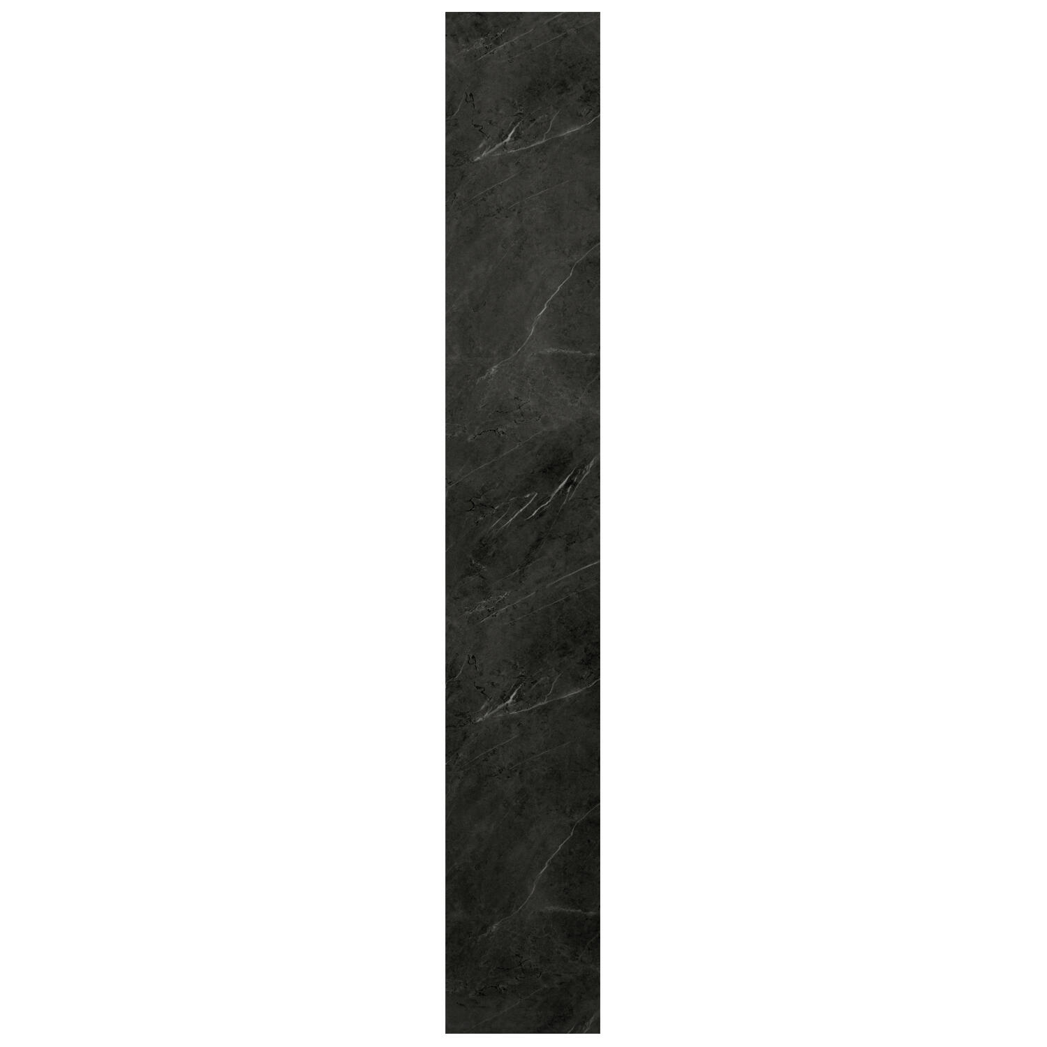 Lot de 2 panneaux douche PVC XL noir Sicilia DUMAWALL, L.260 x l.40 cm, Ep.5 mm - 3