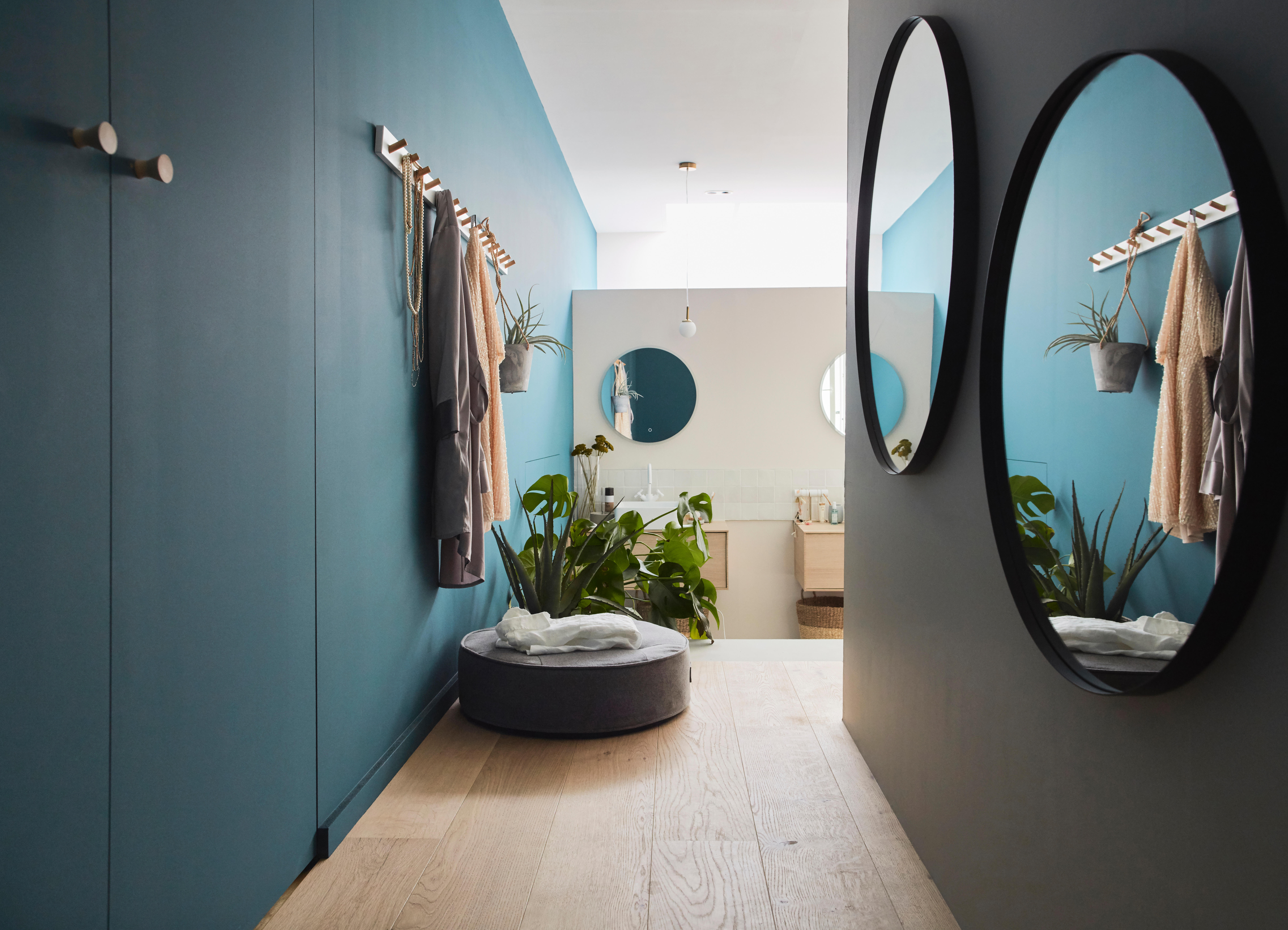 Miroir rond métal noir Neutral diam.80 cm - 4