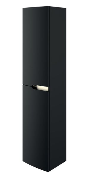 Colonne Charnières à gauche l.35 x H.161 x P.28 cm noir Egerie