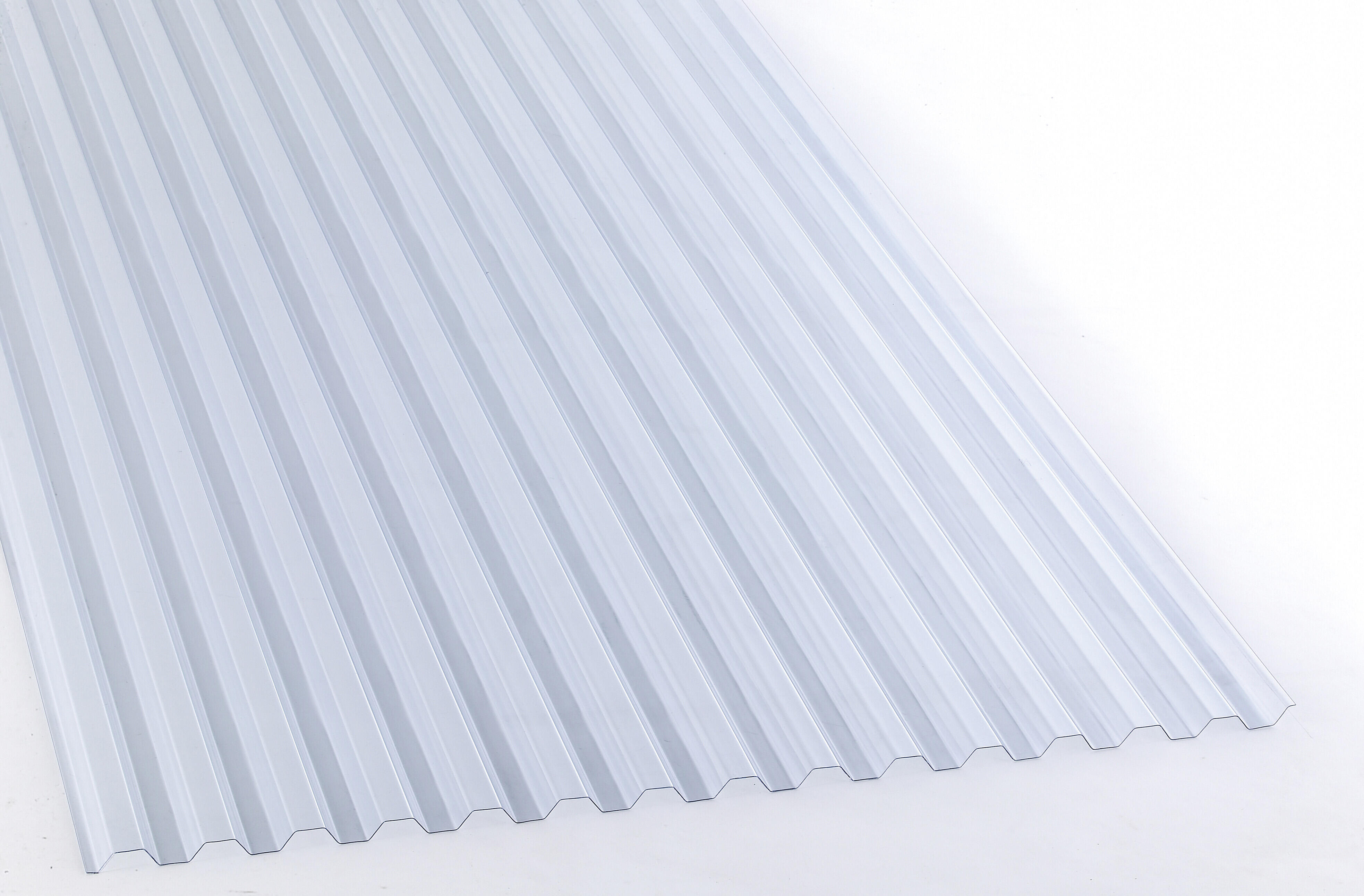 Plaque de couverture, ondulé , transparent, l.109 x L.200 cm, Ep.0.8 mm - 2