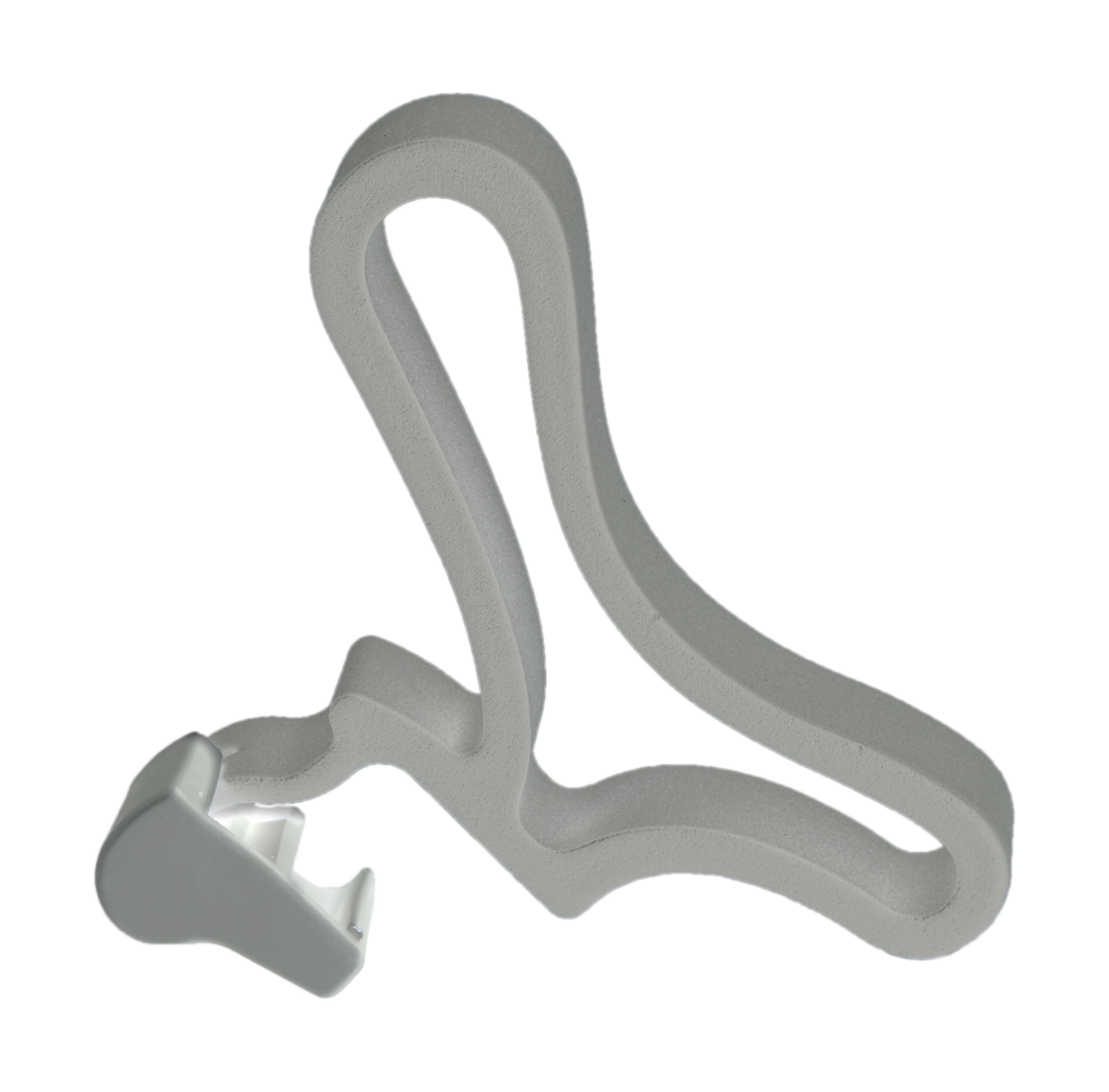 Patère courbe SAUTER pour sèche-serviettes à lames plates acier - 6