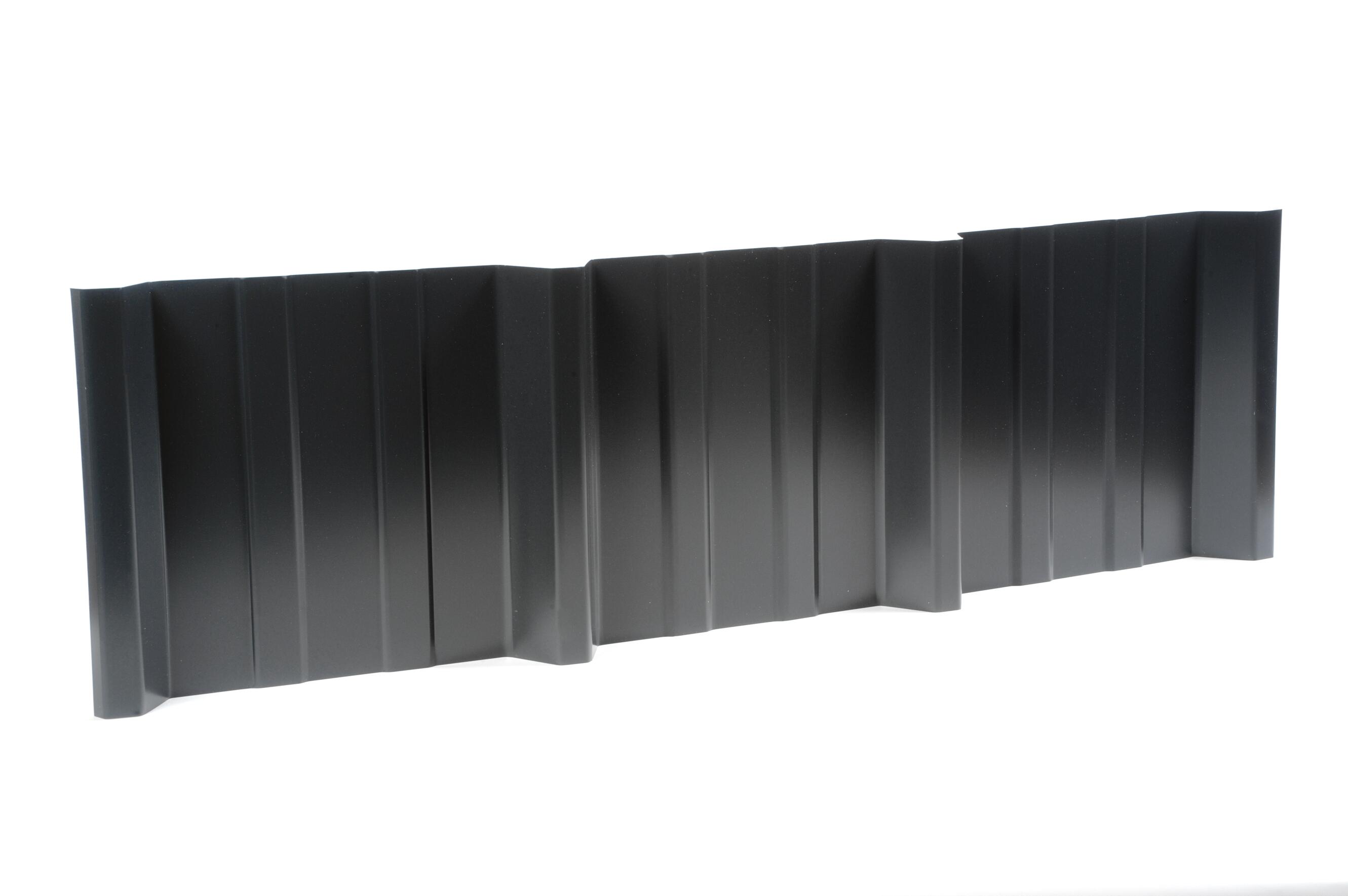 Tôle bac acier nervuré bleu anti-condensation, l.1.05 x L.3 m, H.45 mm, Ep.0.63  - 7