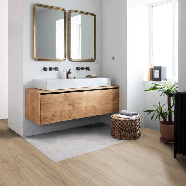 Lame PVC autoplombant intenso GERFLOR Senso premium easy puzzle effet bois natur