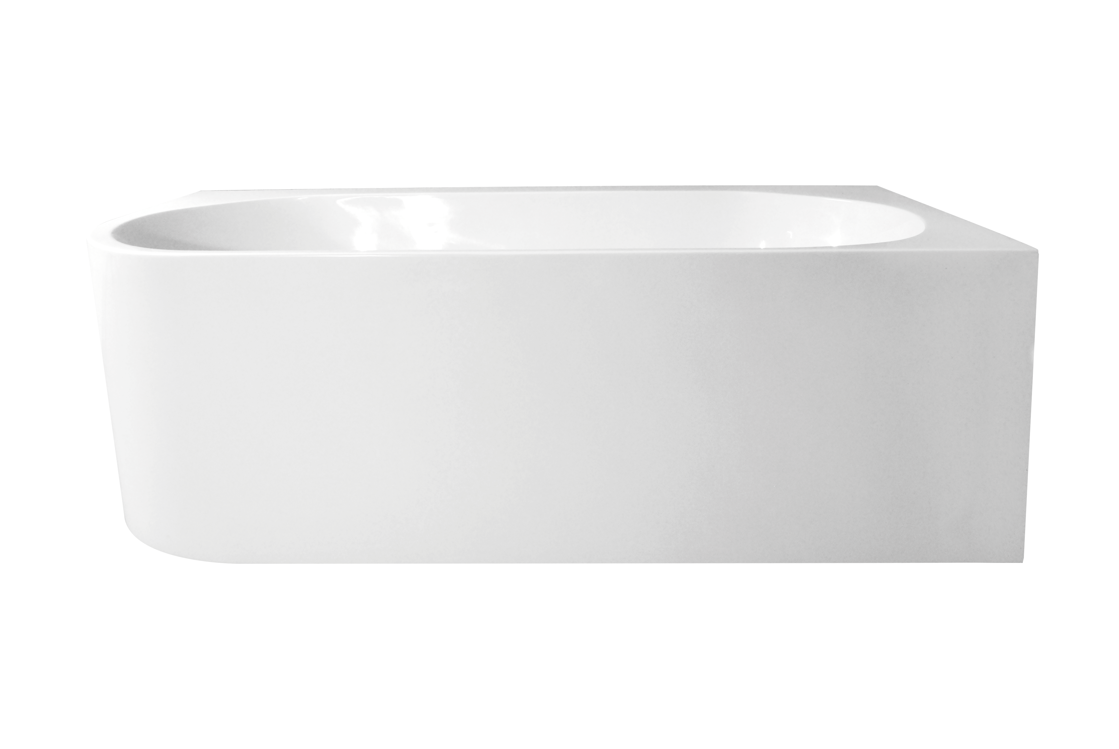 Baignoire îlot l.75 x L.170cm blanc Sophia version droite BALNEO - 5