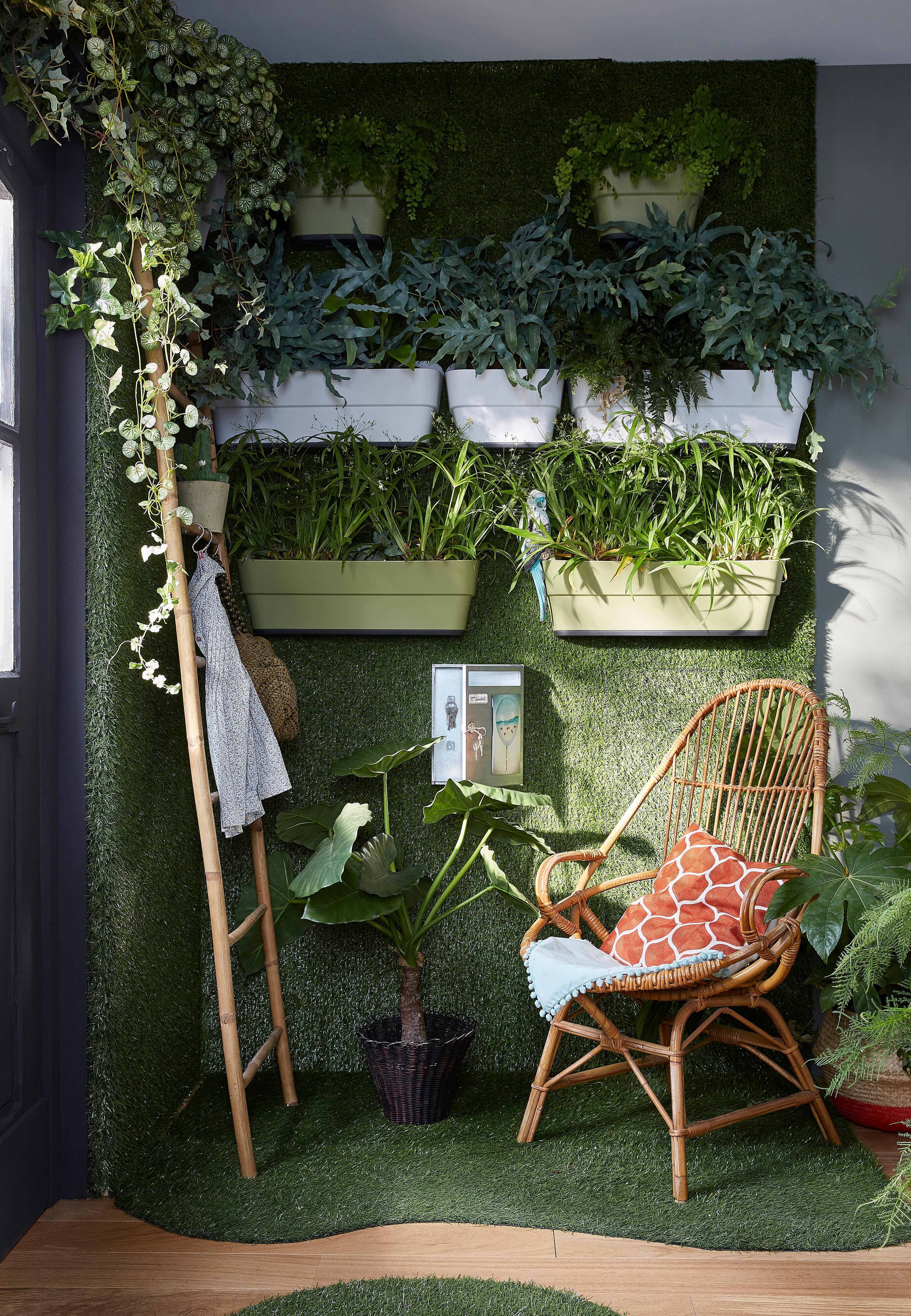 Echelle porte-serviette sur pied Hanoi marron BOX & BEYOND - 3