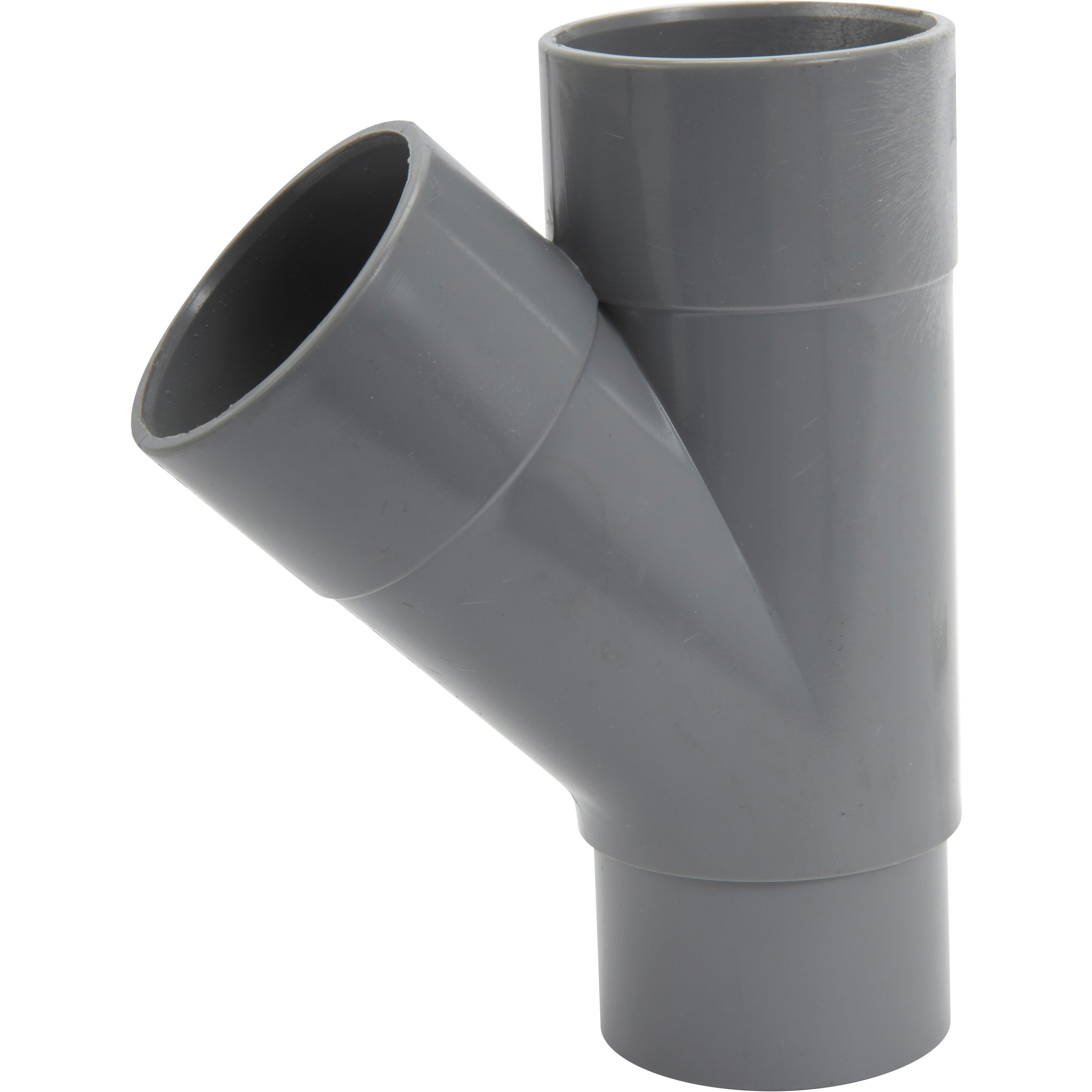 Culotte de branchement 45° en pvc à coller, femelle / mâle, D.50 - 2