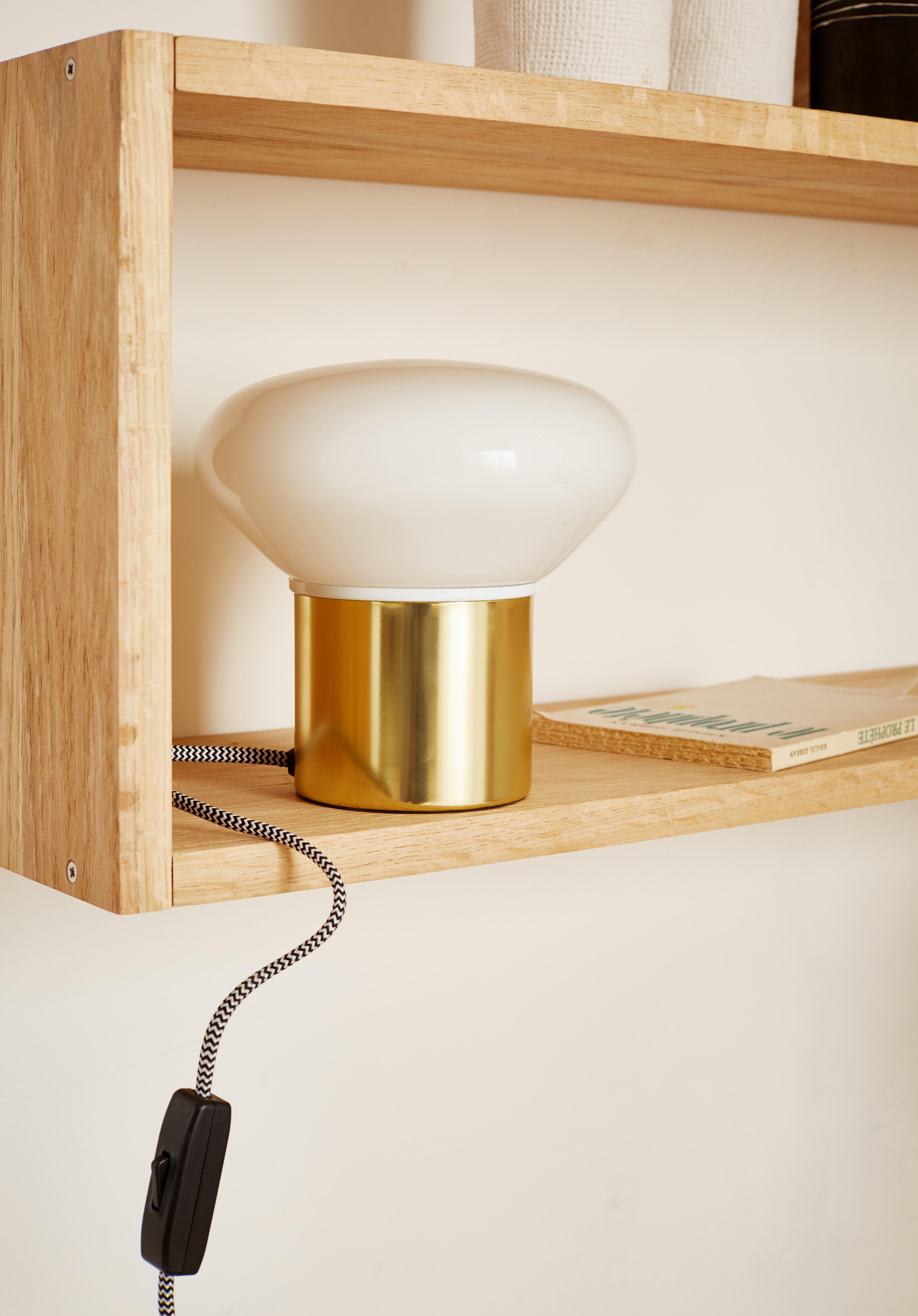 Etagère murale chêne, L.60 x P.23.5 cm Ep.18 mm - 6